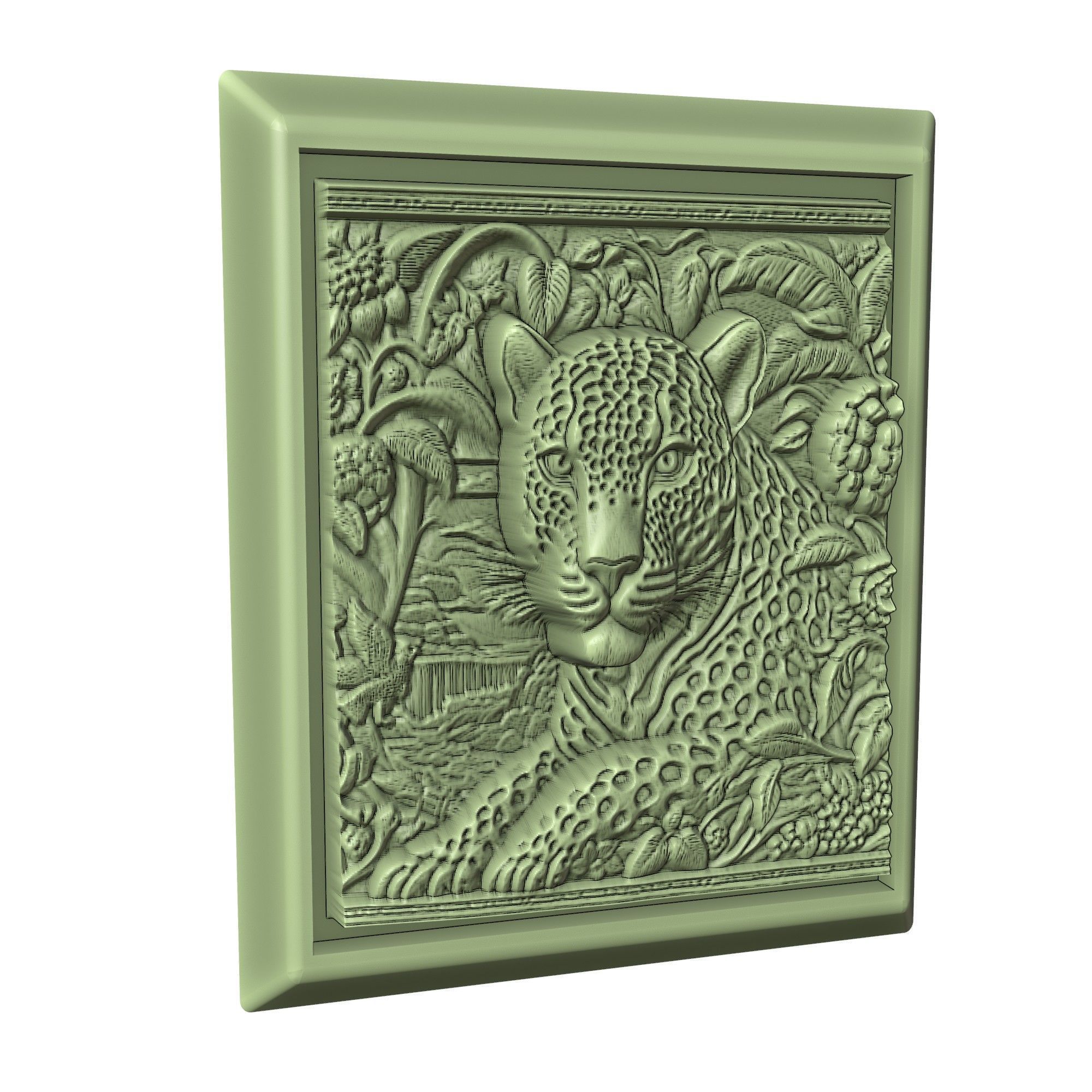 Leopard Animal 3D print model_3