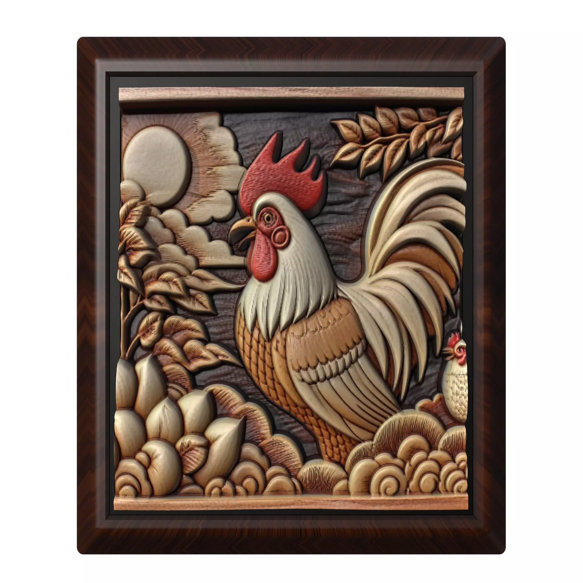 Chicken Animal 3D print model_0