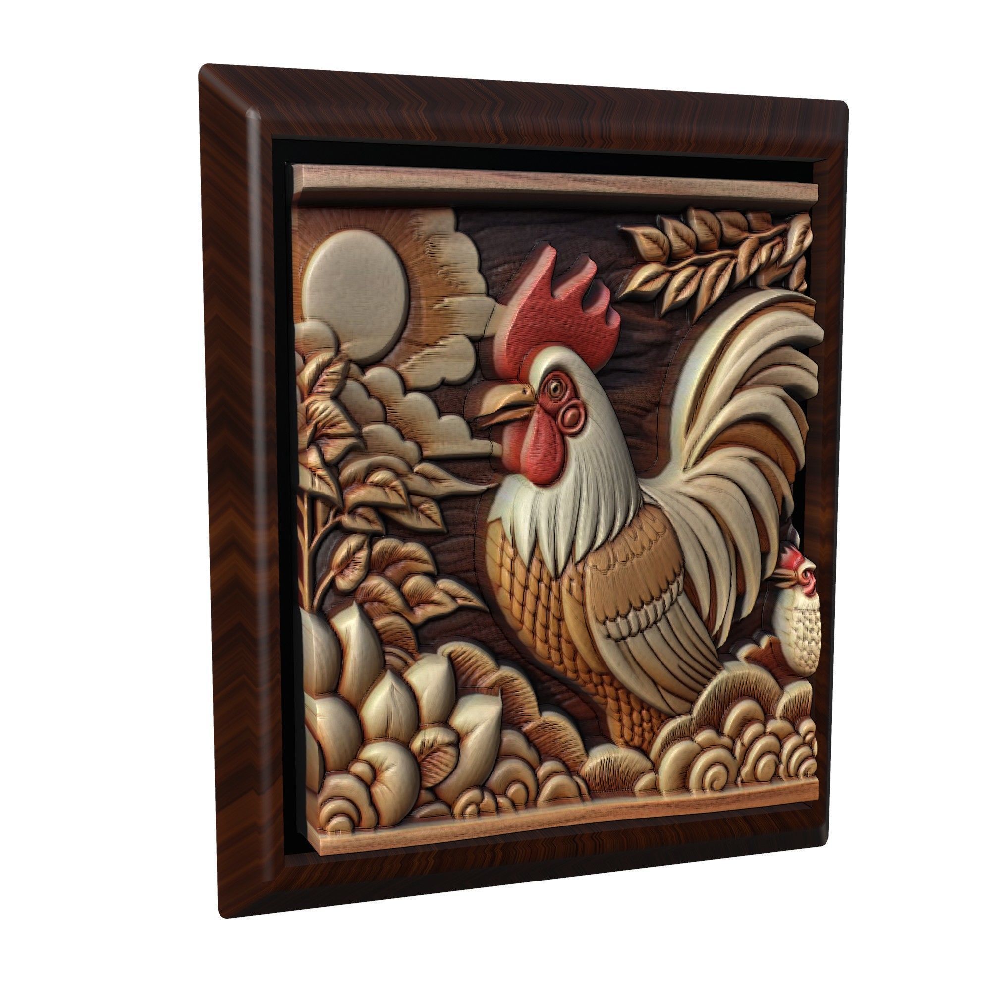 Chicken Animal 3D print model_1