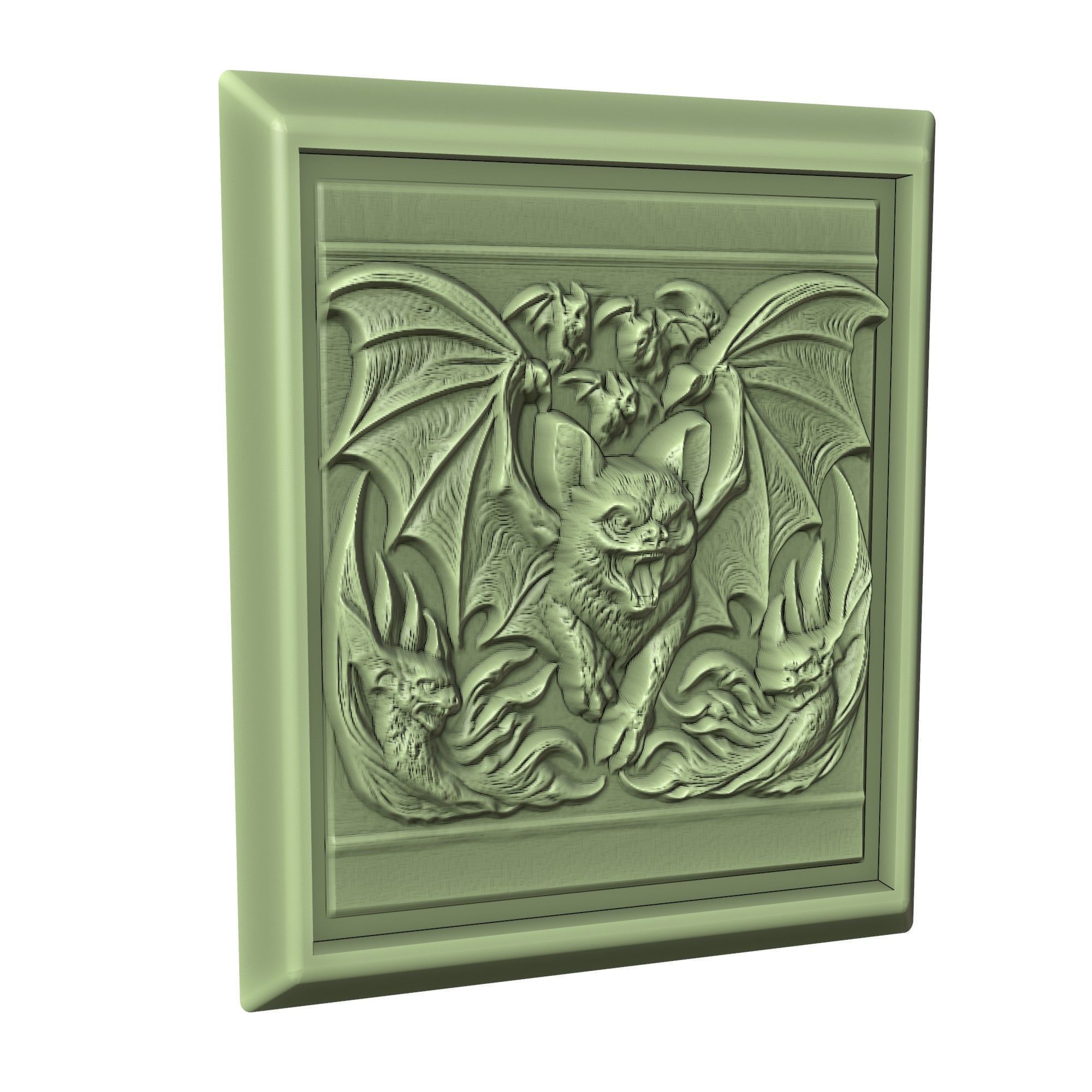 Bat Animal 3D print model_3