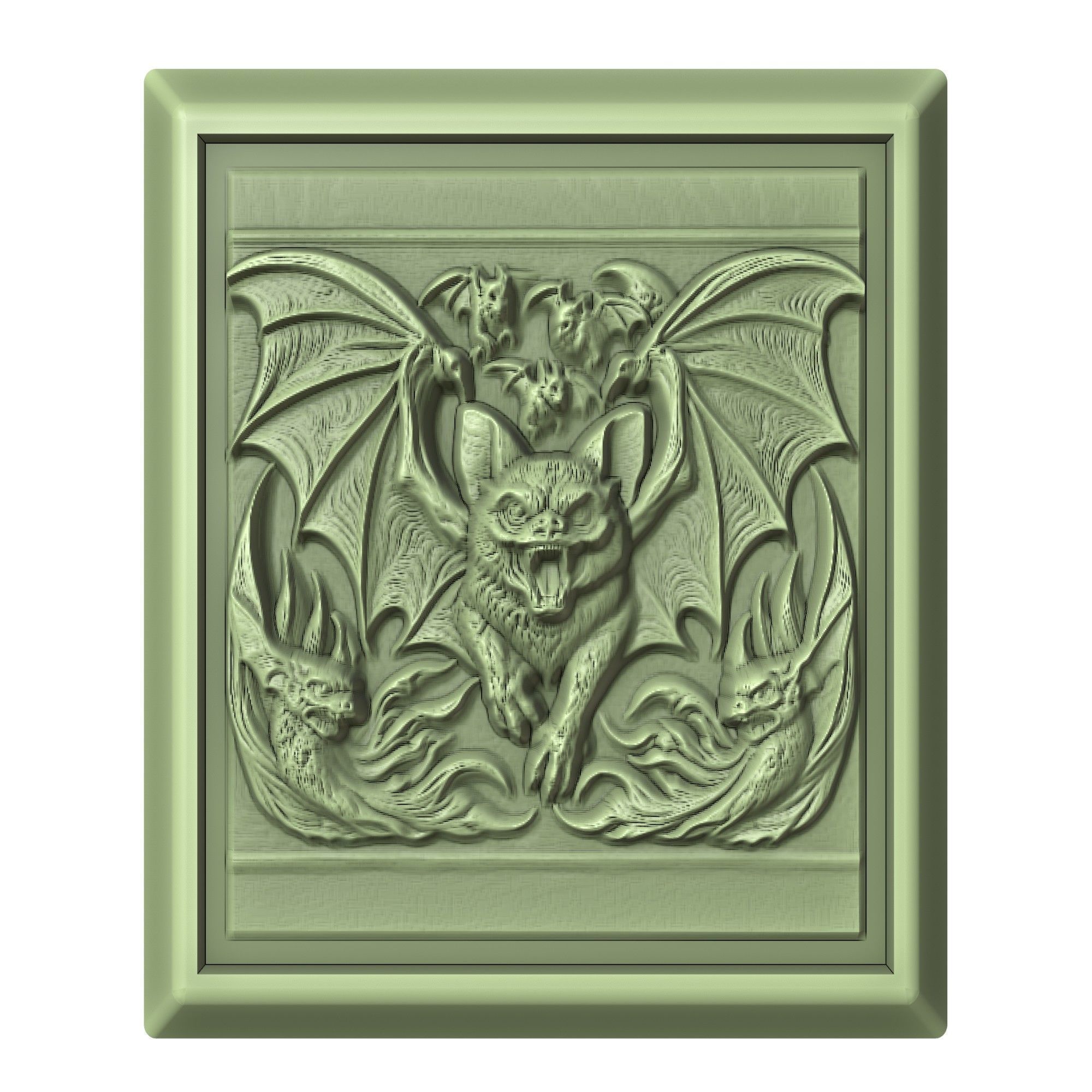 Bat Animal 3D print model_2