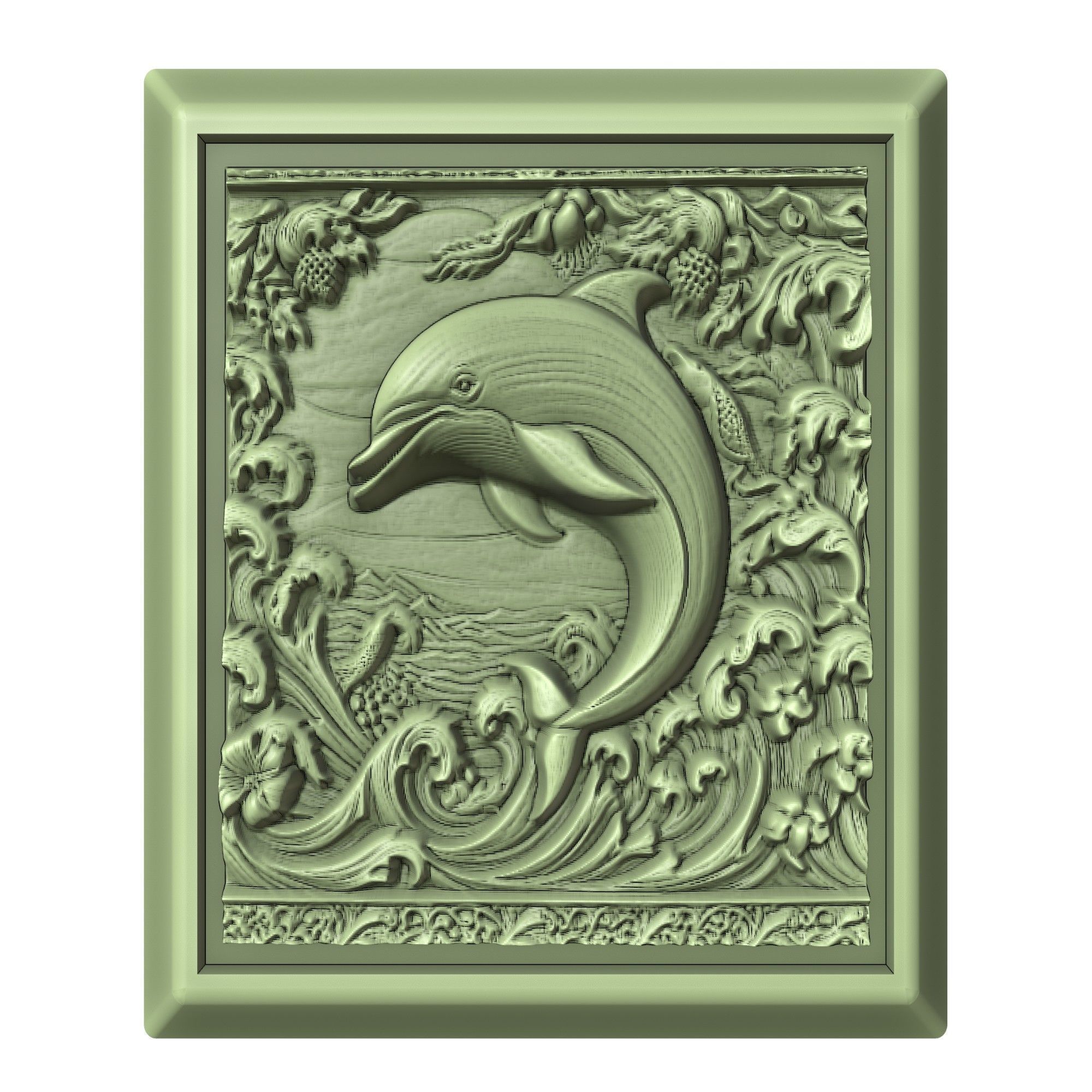 Dolphin Animal 3D print model_2