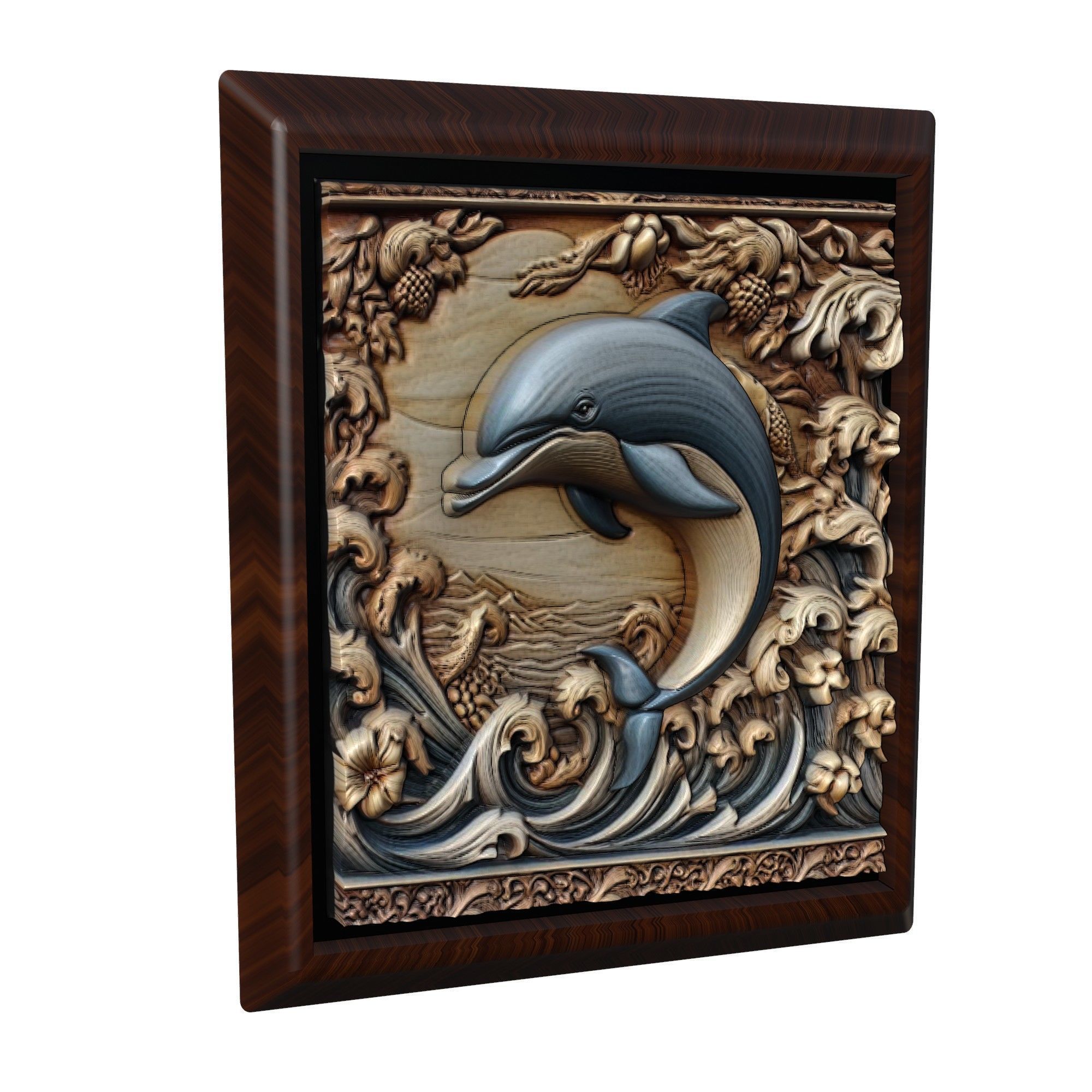 Dolphin Animal 3D print model_1