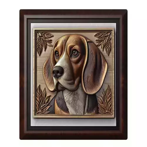 Dog Beagle Animal 3D print model