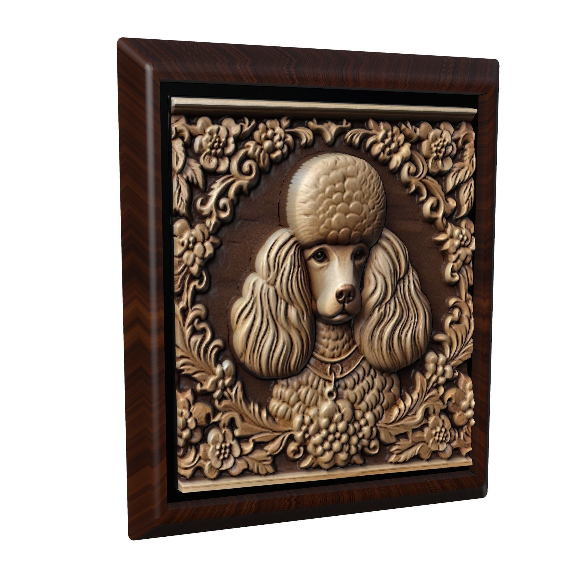 Dog Poodle Animal 3D print model_1