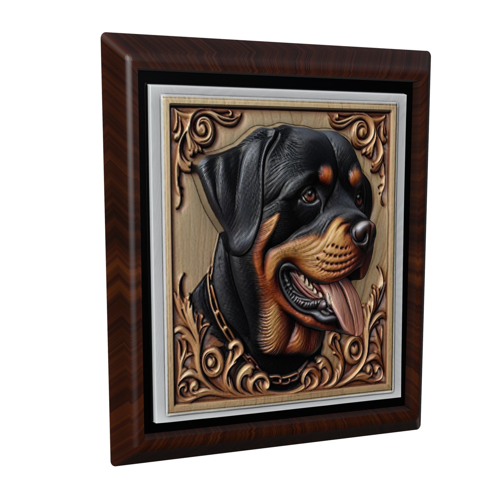 Dog Rottweiler Animal 3D print model_1