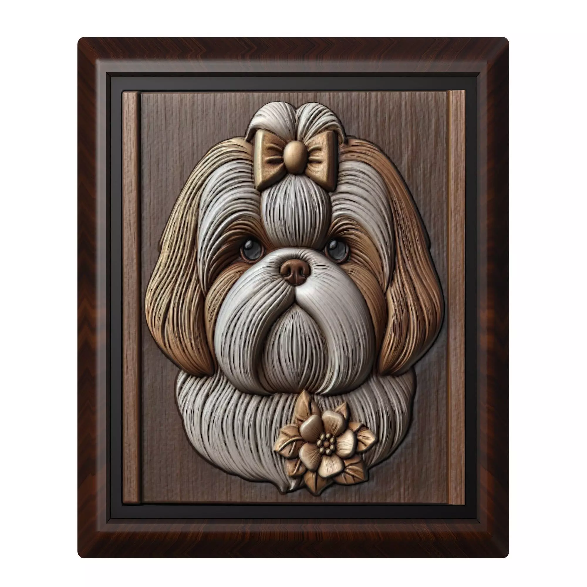 Dog Shih Tzu Animal 3D print model_0