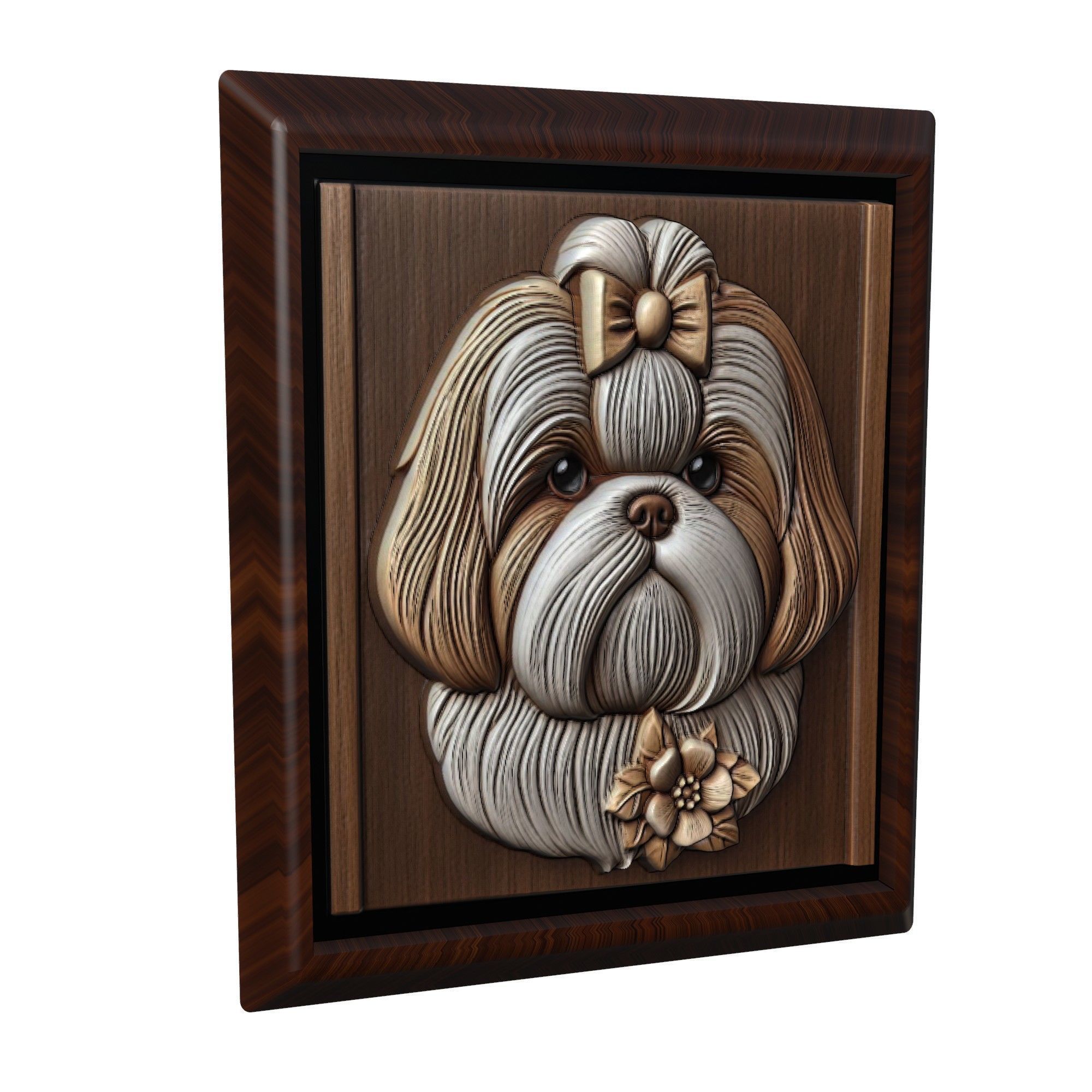 Dog Shih Tzu Animal 3D print model_1