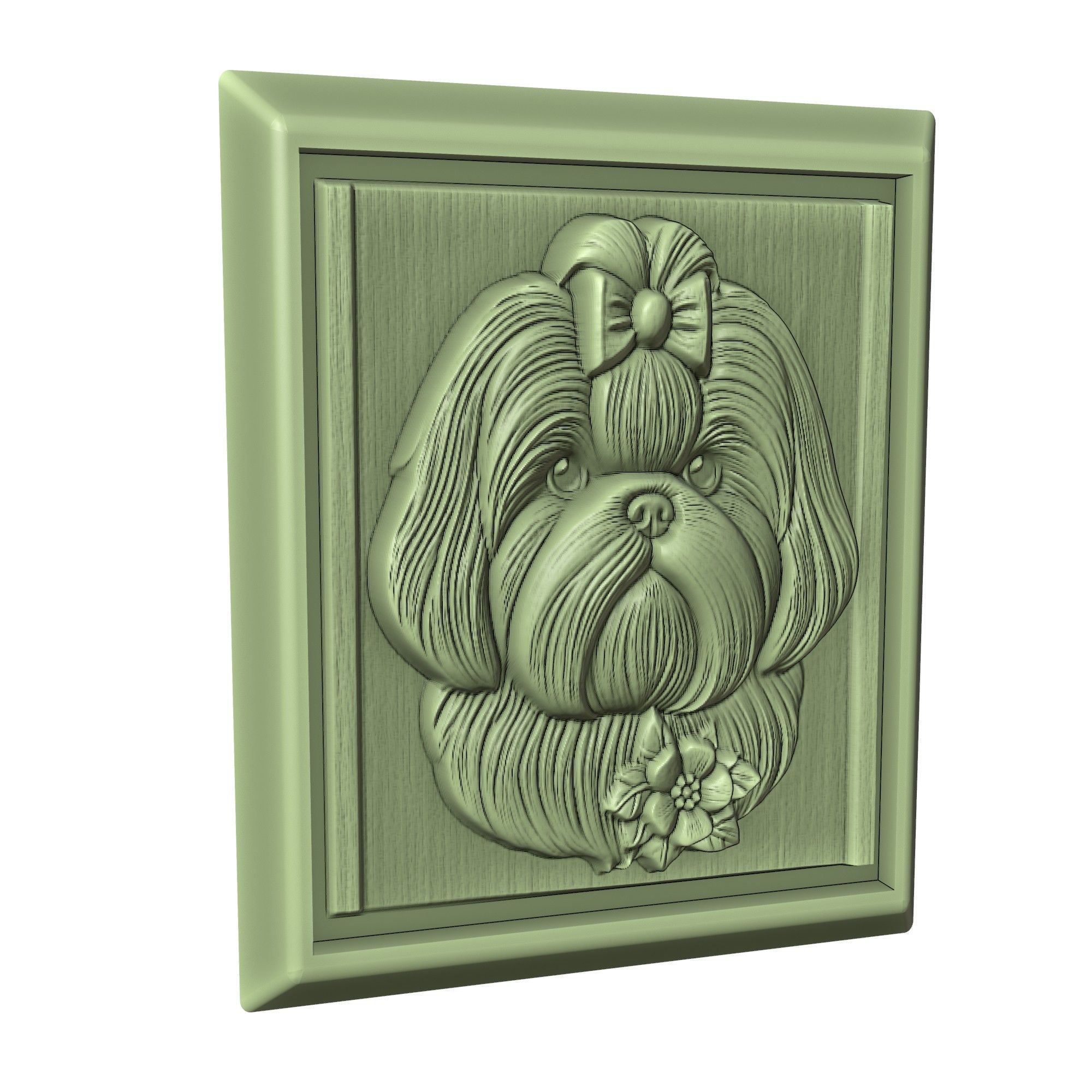 Dog Shih Tzu Animal 3D print model_3
