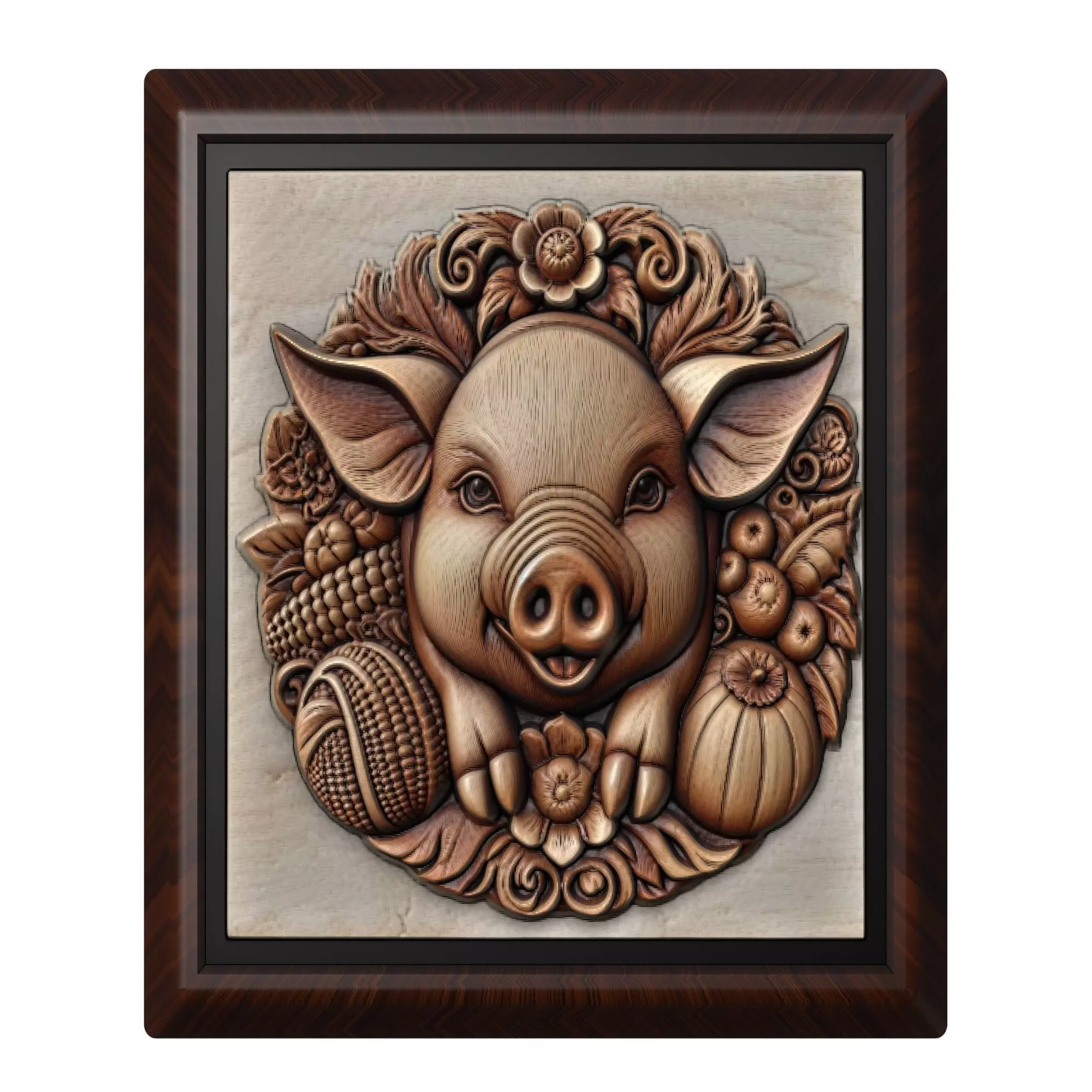 Pig Animal 3D print model_0