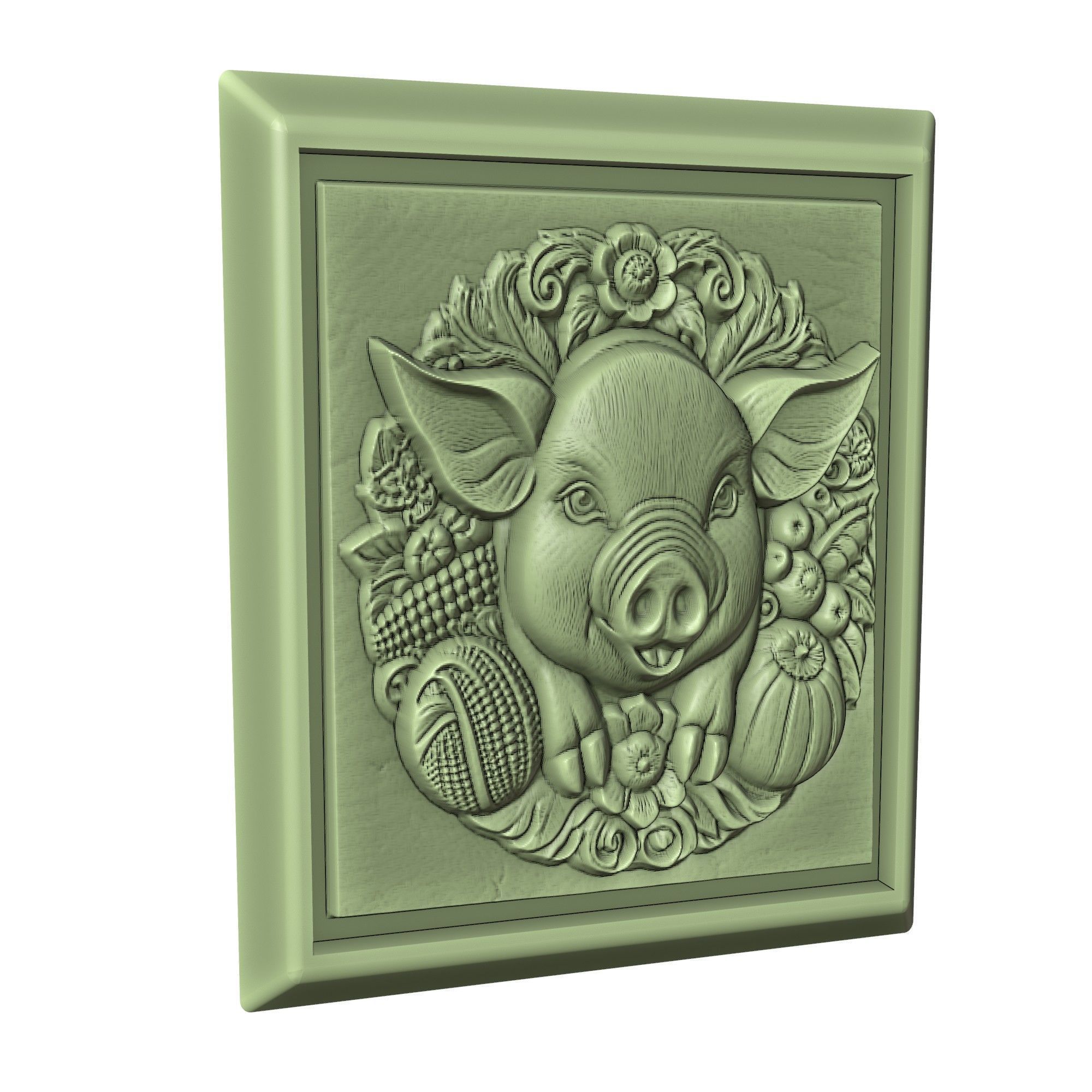 Pig Animal 3D print model_3