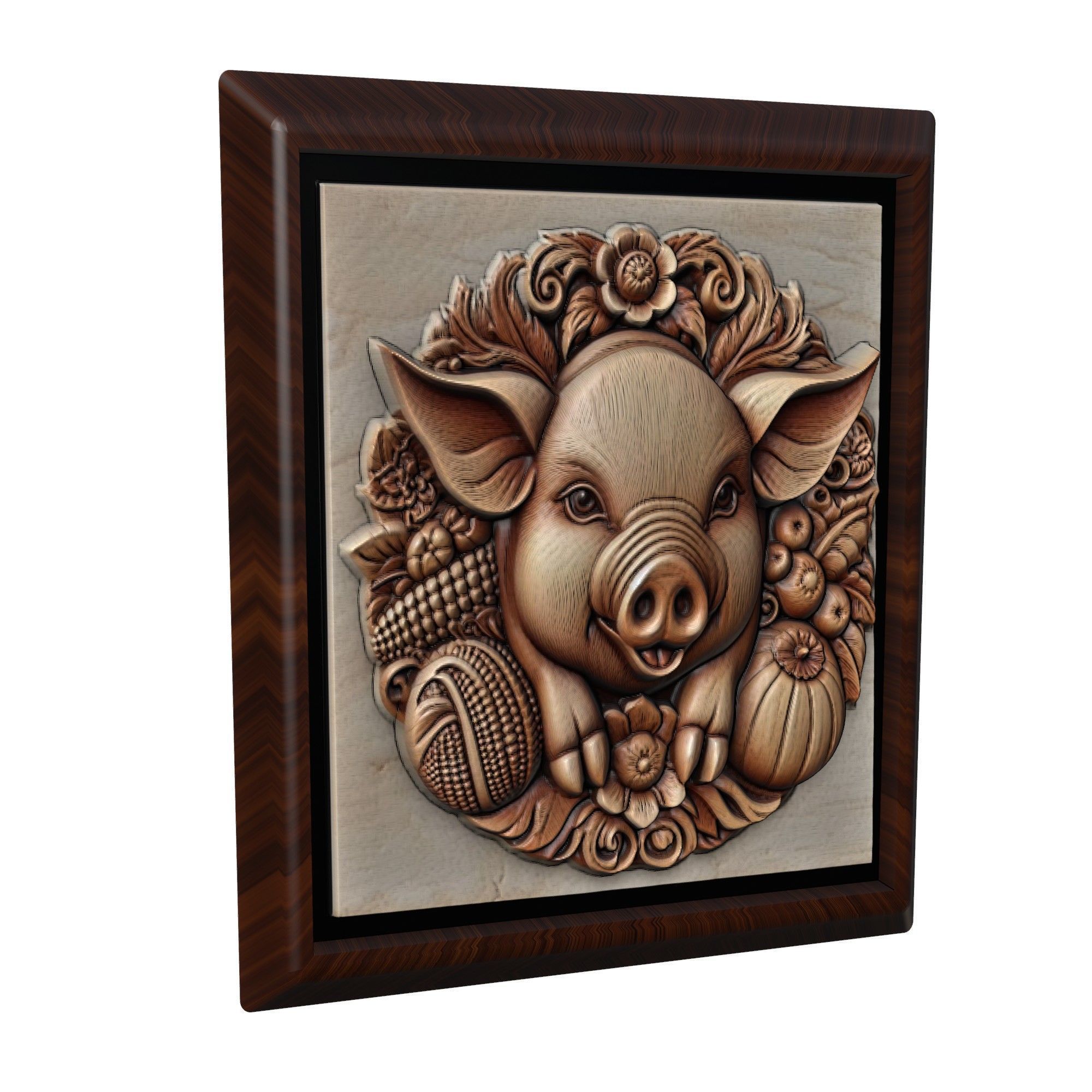 Pig Animal 3D print model_1