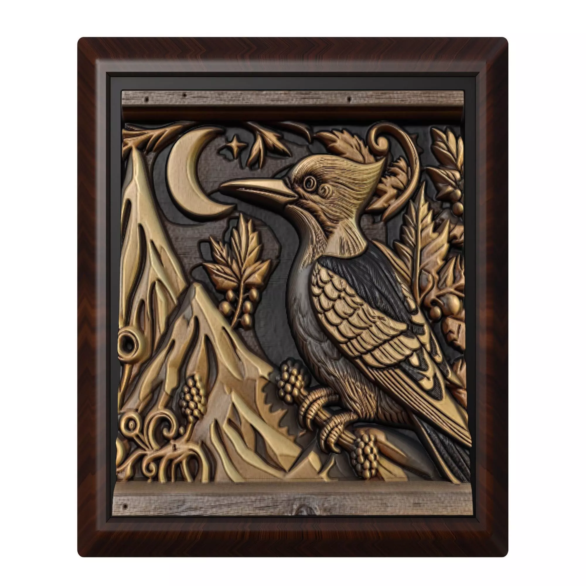 Woodpecker Animal 3D print model
