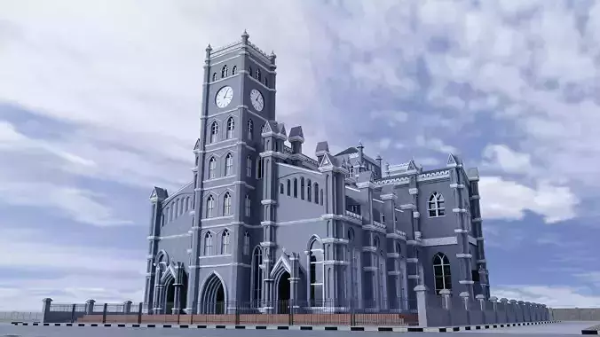 Cathedral Church of Christ Marina Lagos  3D model