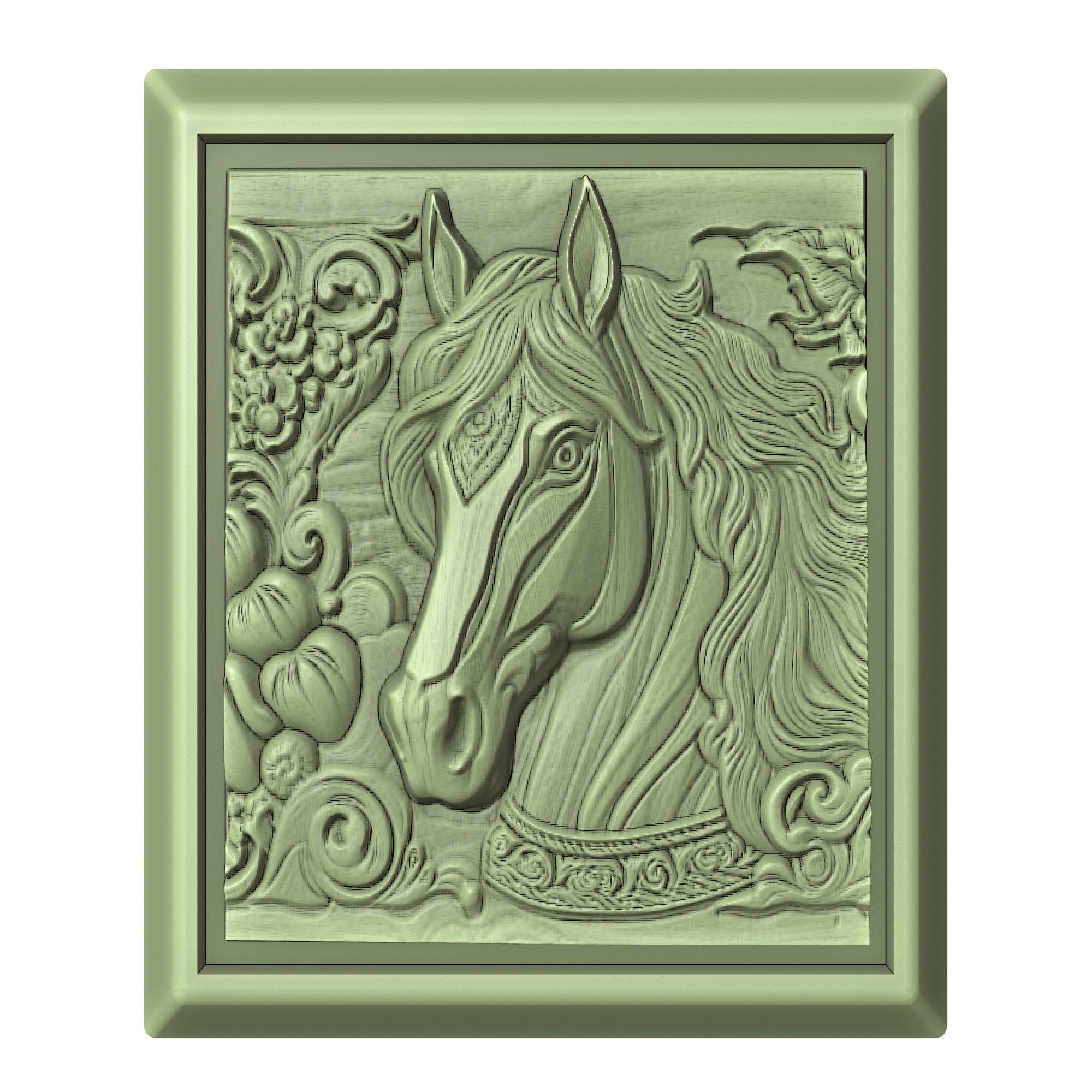 Horse Animal 3D print model_2