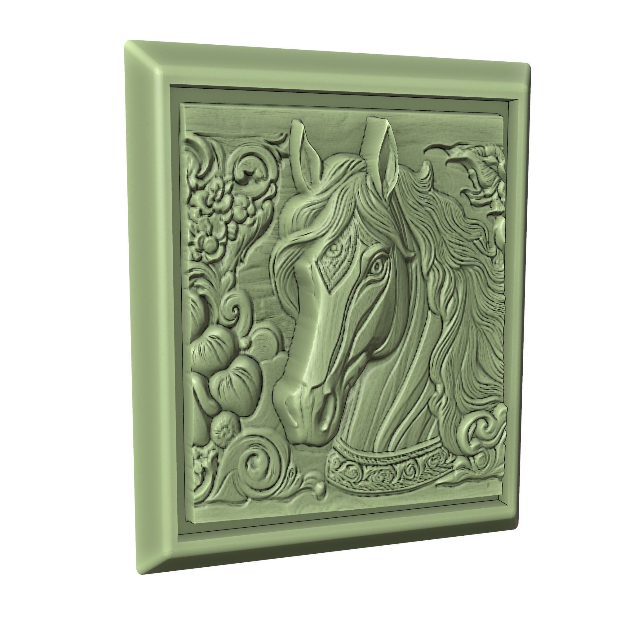 Horse Animal 3D print model_3