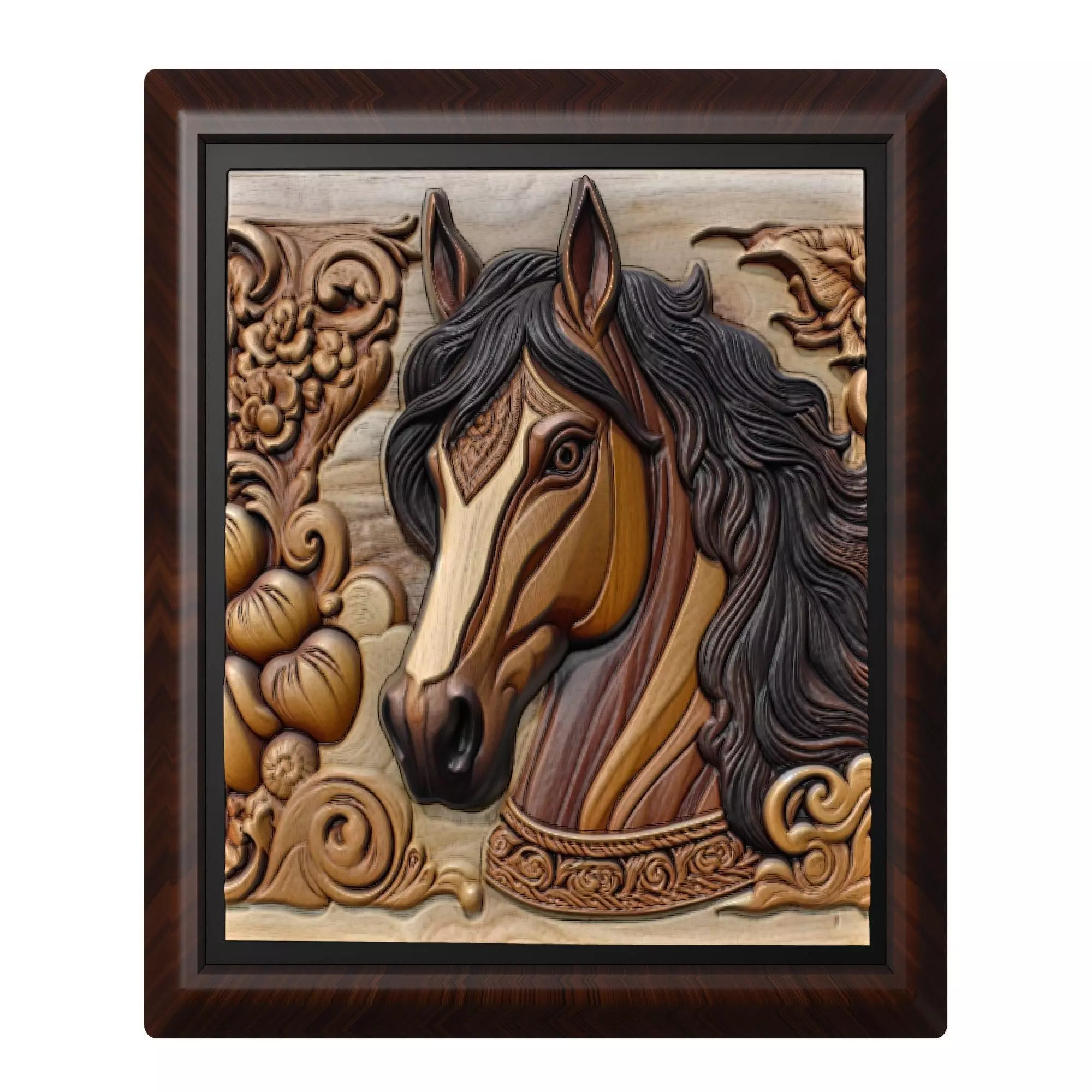 Horse Animal 3D print model_0