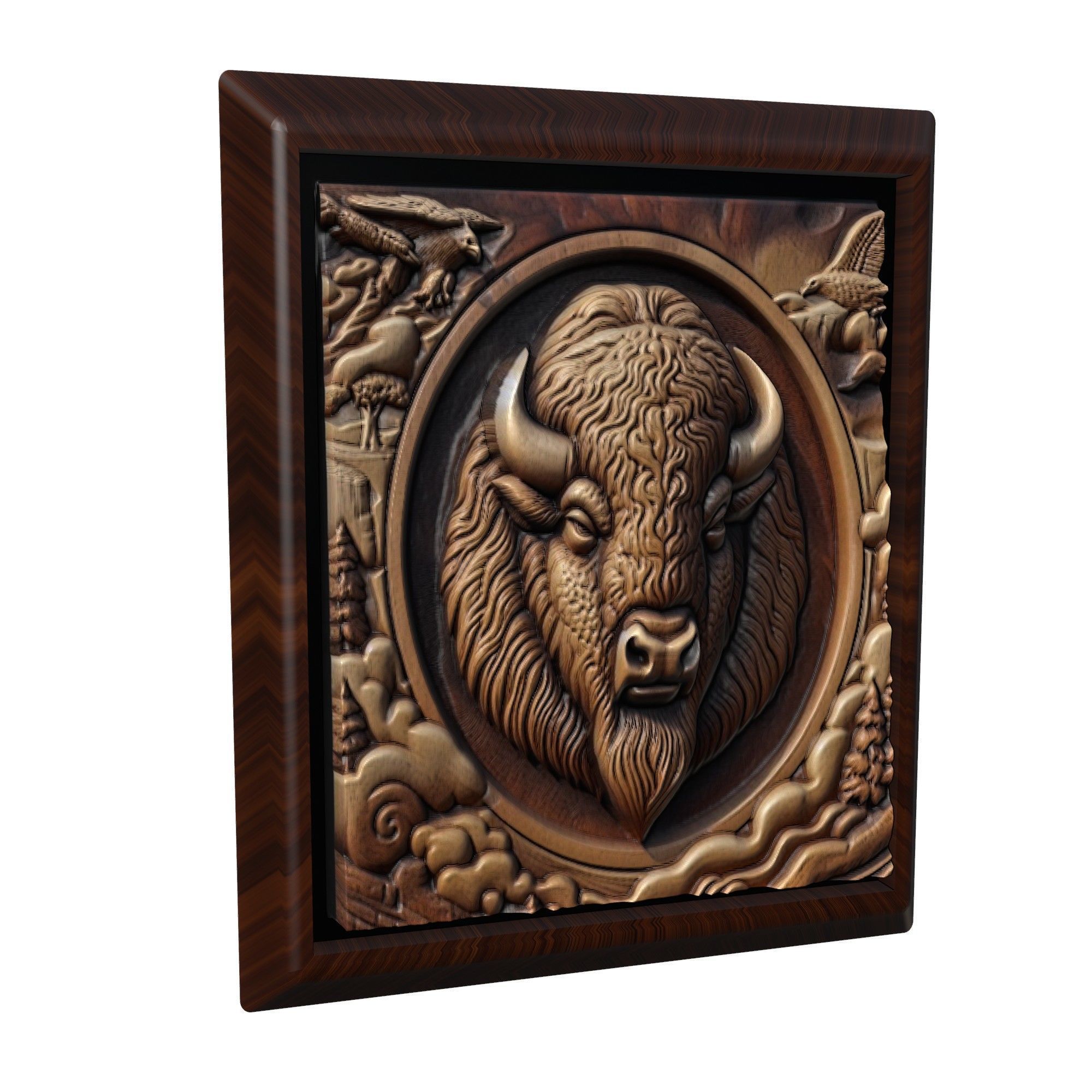 Bison Animal 3D print model_1