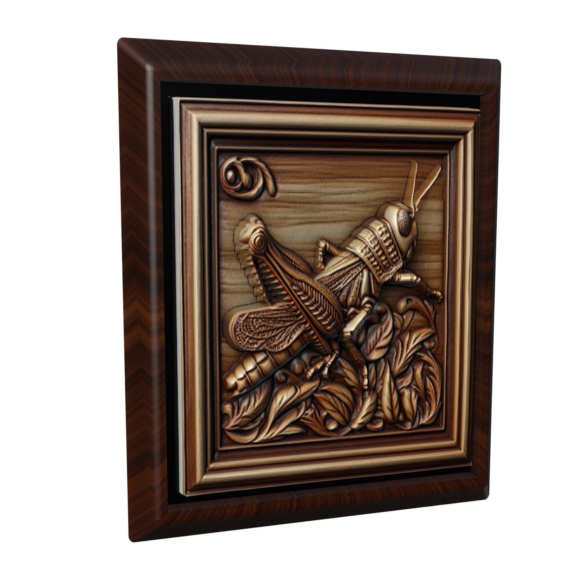 Grasshopper Animal 3D print model_1