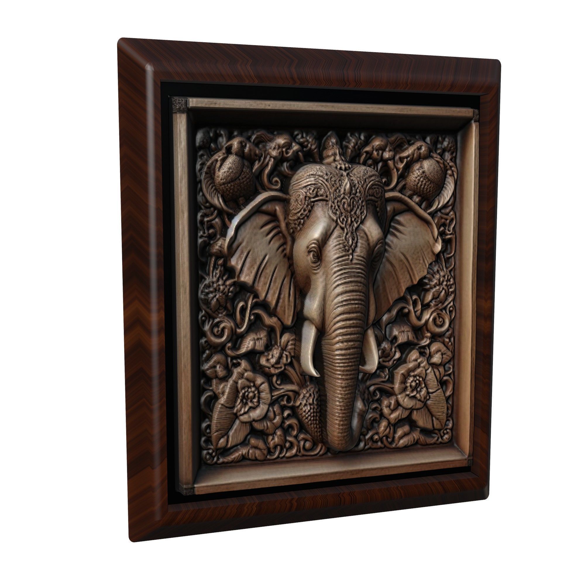 Elephant Animal 3D print model_1