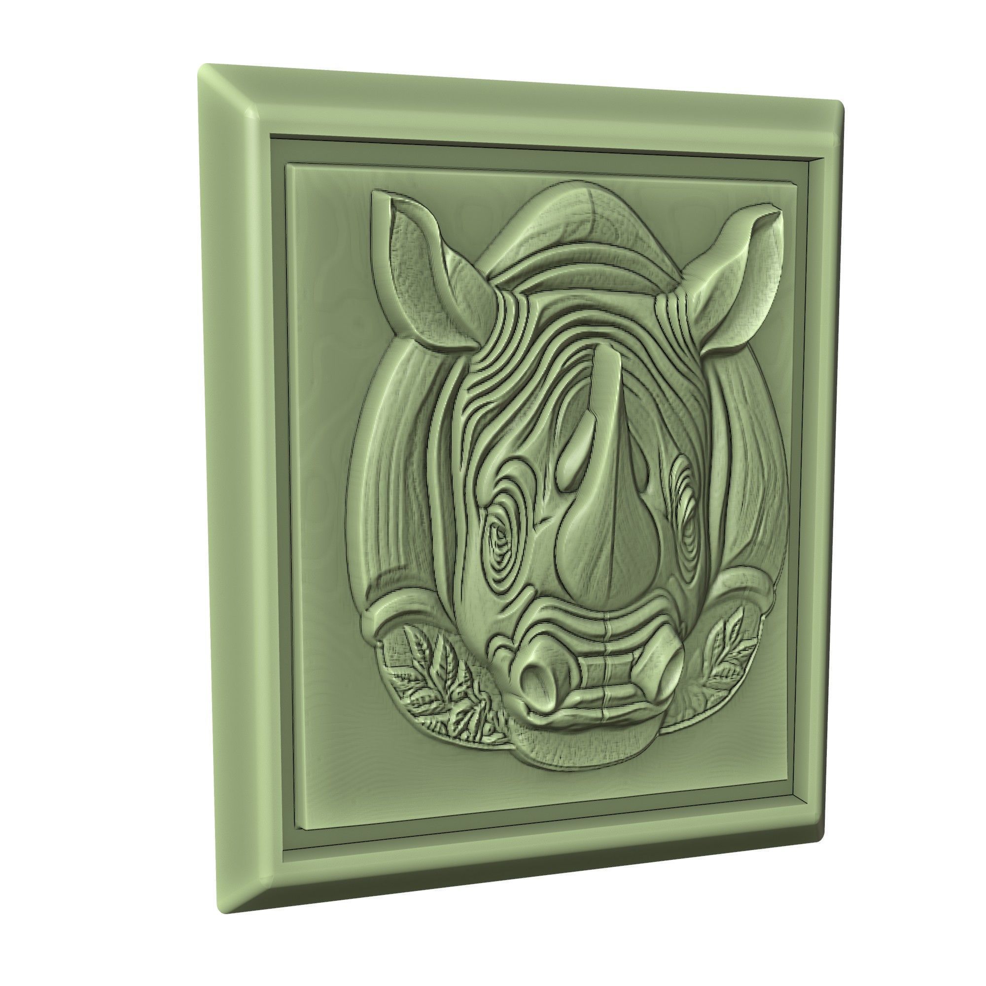 Rhinoceros Animal 3D print model_3