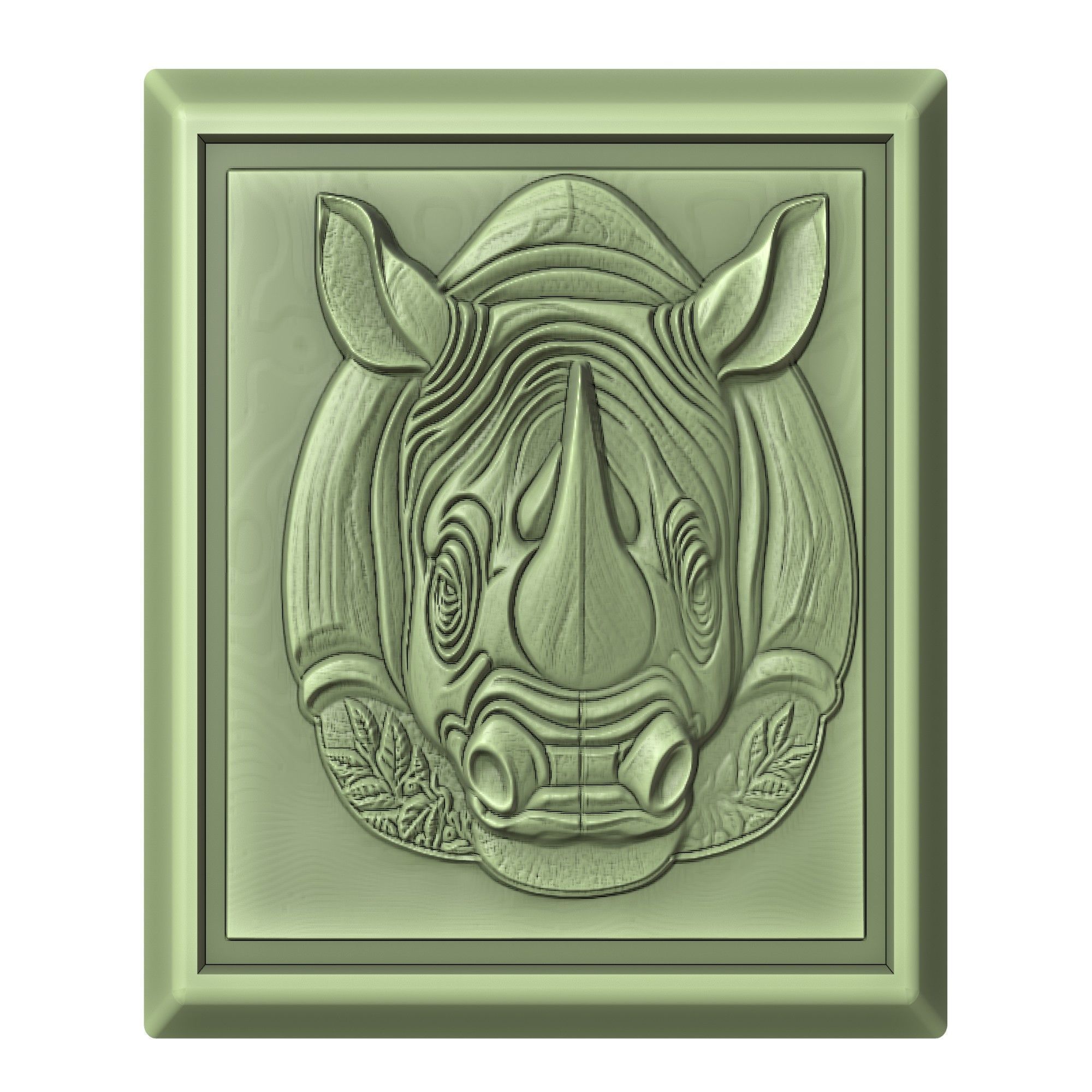 Rhinoceros Animal 3D print model_2