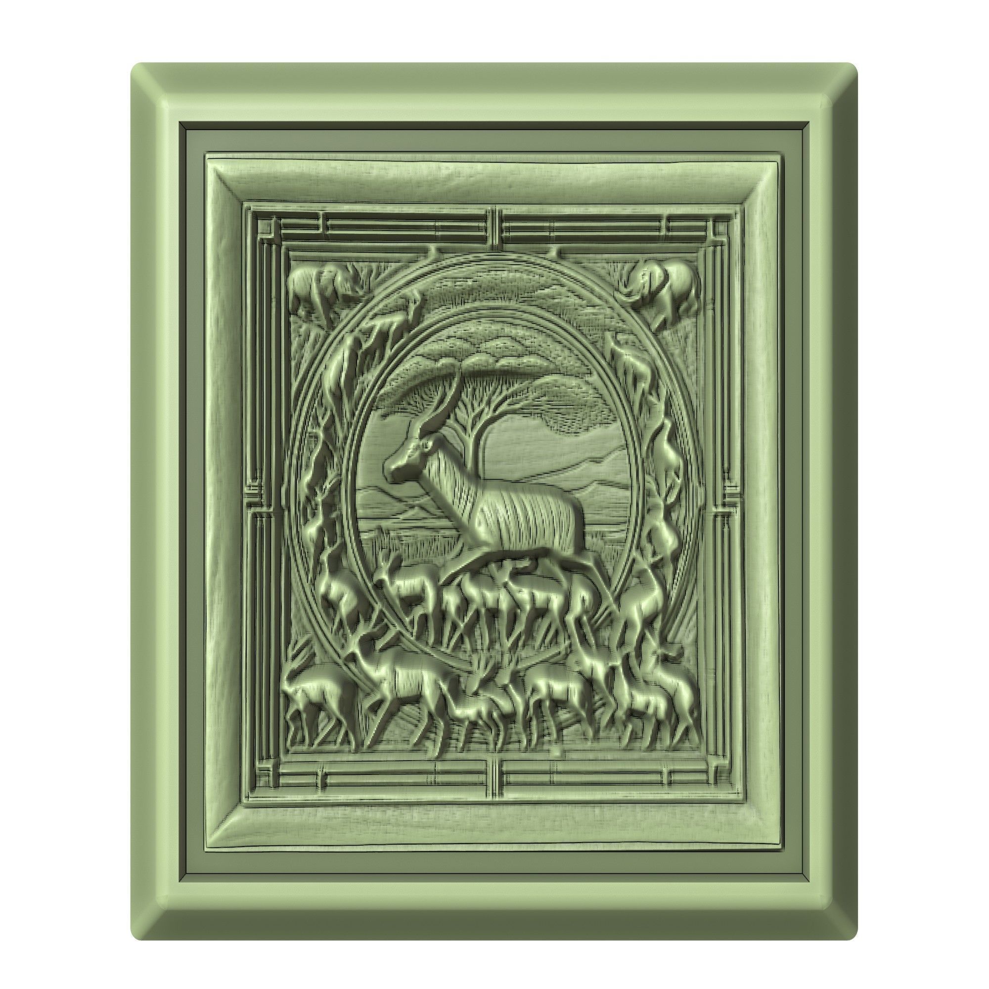 Impala Animal 3D print model_2