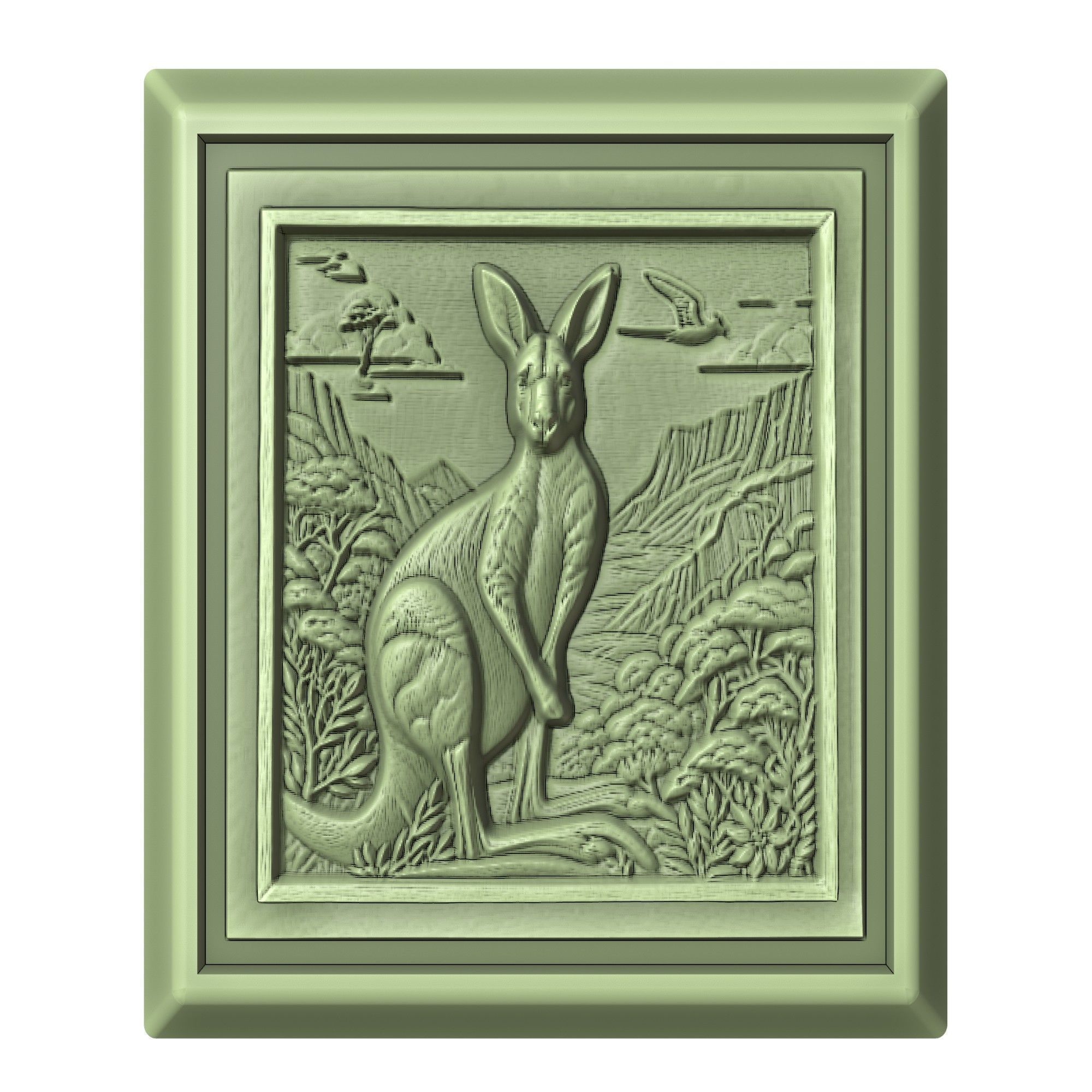 Kangaroo Animal 3D print model_2