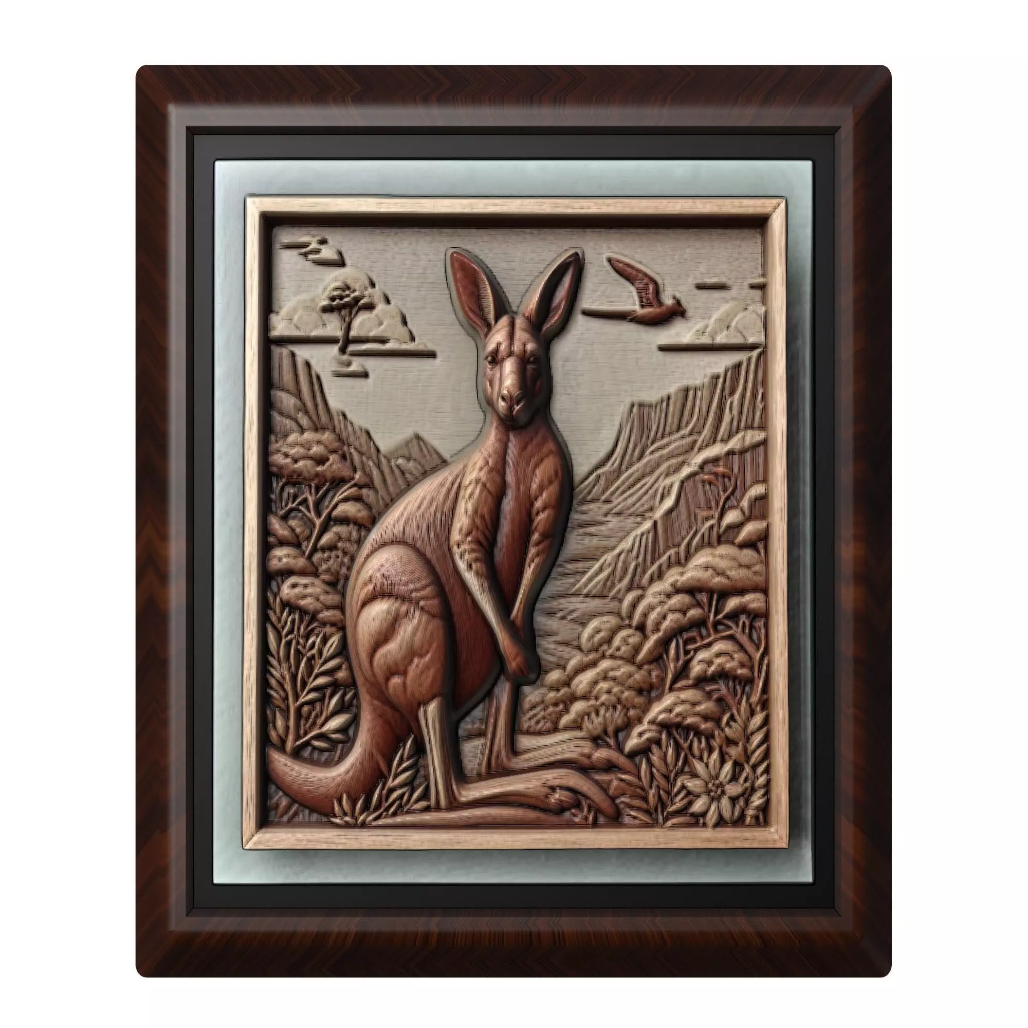 Kangaroo Animal 3D print model_0