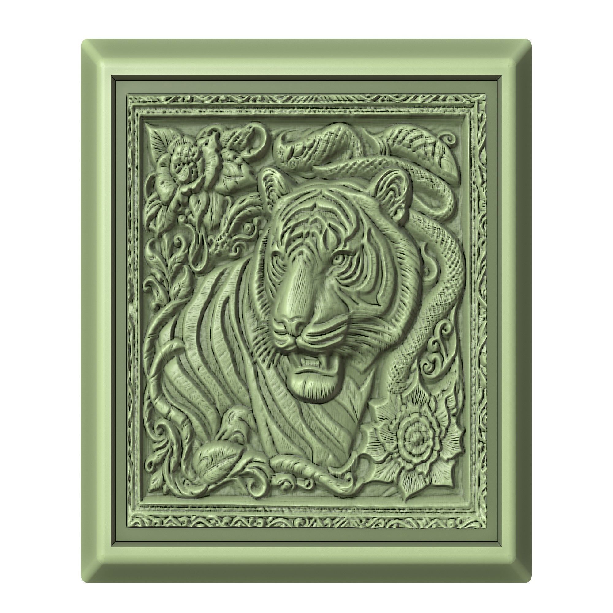 Tiger Animal 3D print model_2