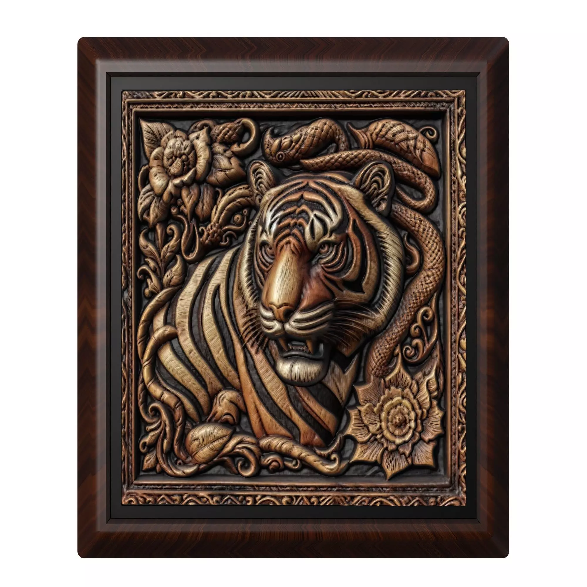 Tiger Animal 3D print model_0