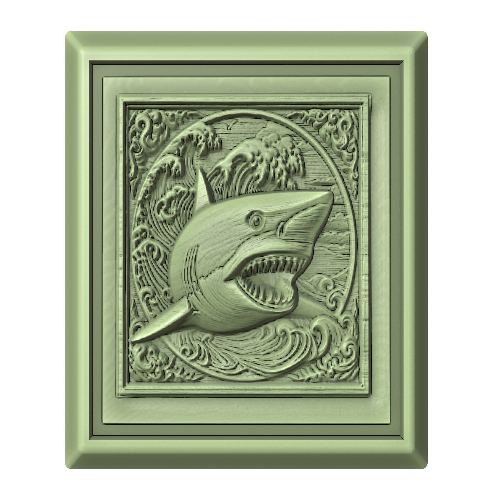 Shark Animal 3D print model_2