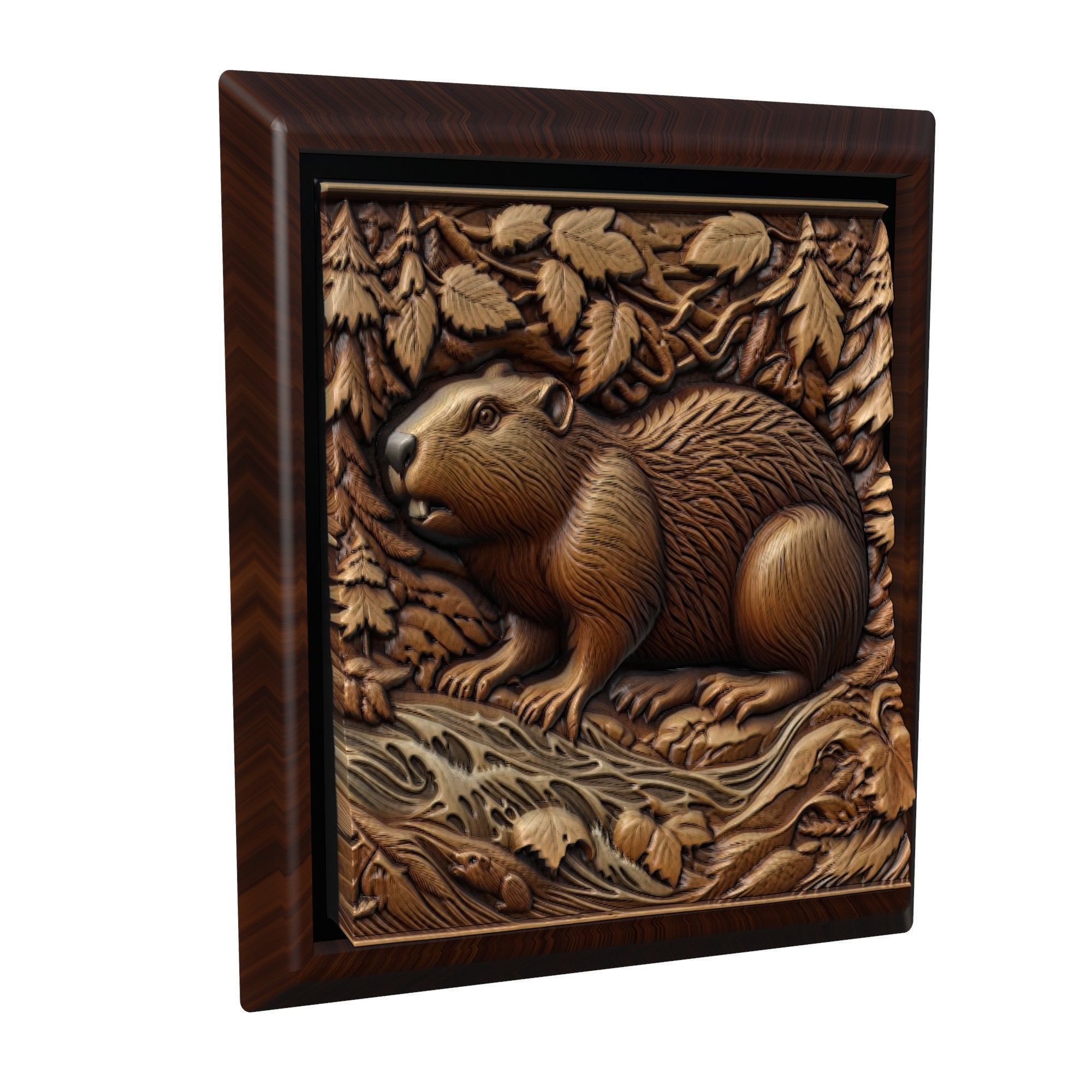 Beaver Animal 3D print model_1