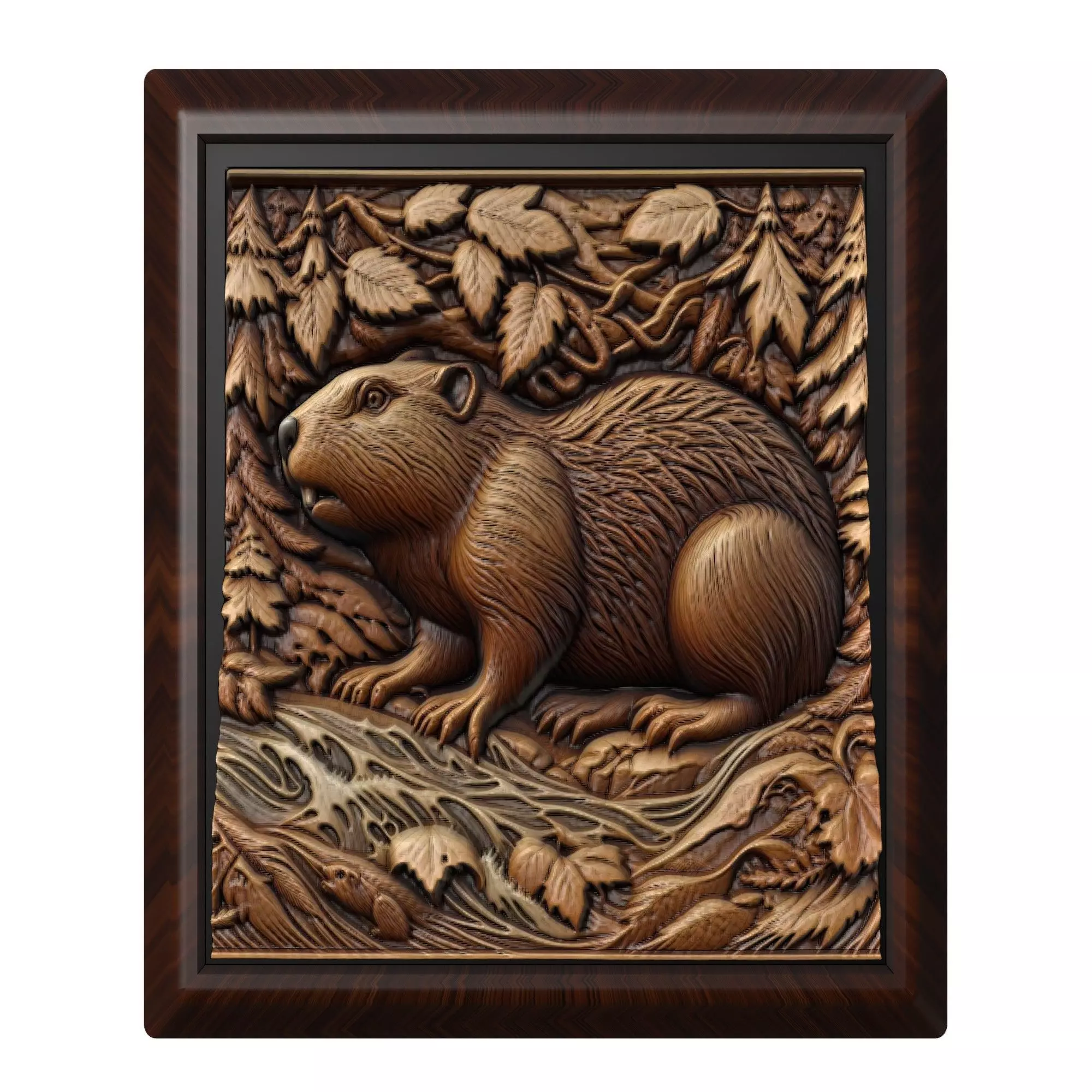 Beaver Animal 3D print model_0