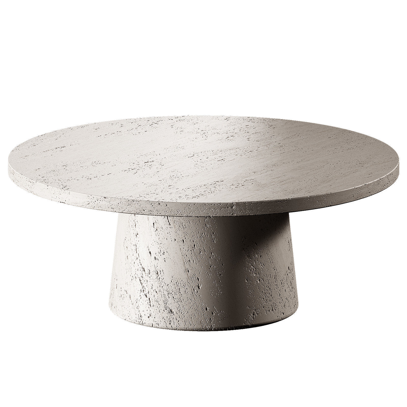 Willy Resin Coffee Table Crate Barrel 3 color options 3D model_1