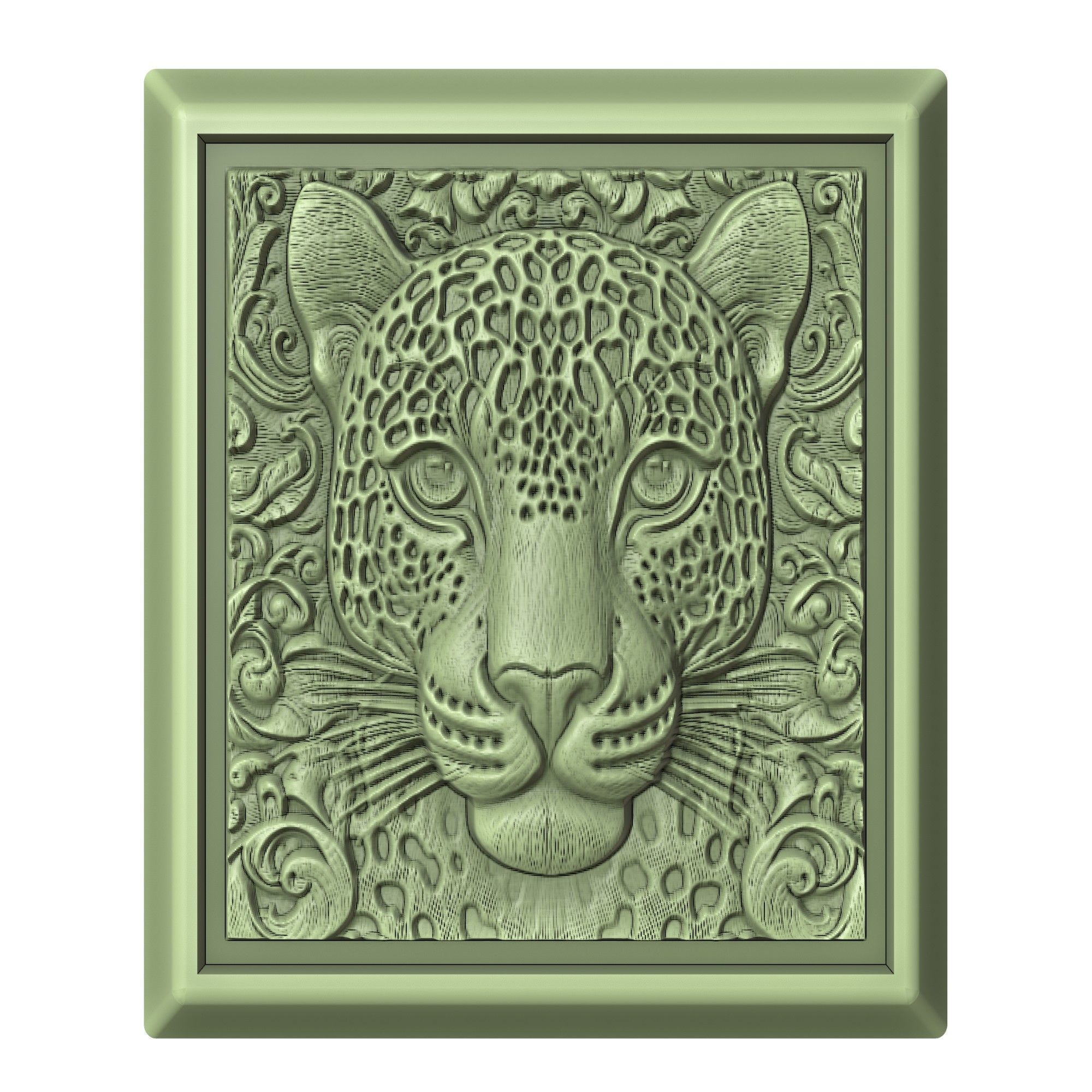 Leopard Animal 3D print model_2