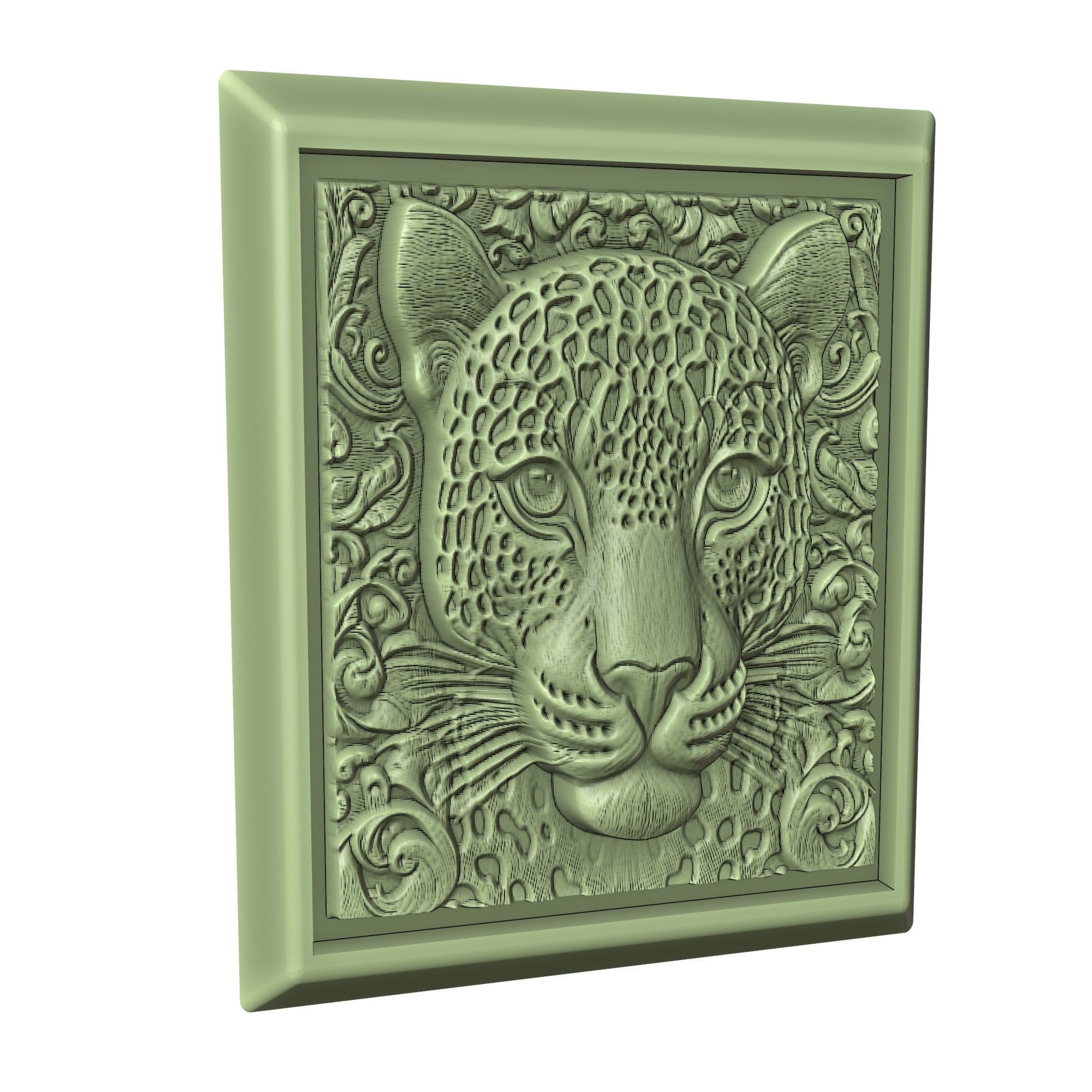 Leopard Animal 3D print model_3