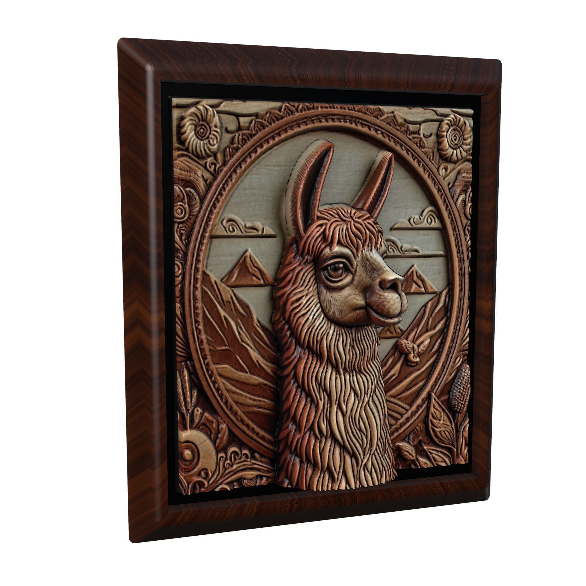 Llama Animal 3D print model_1