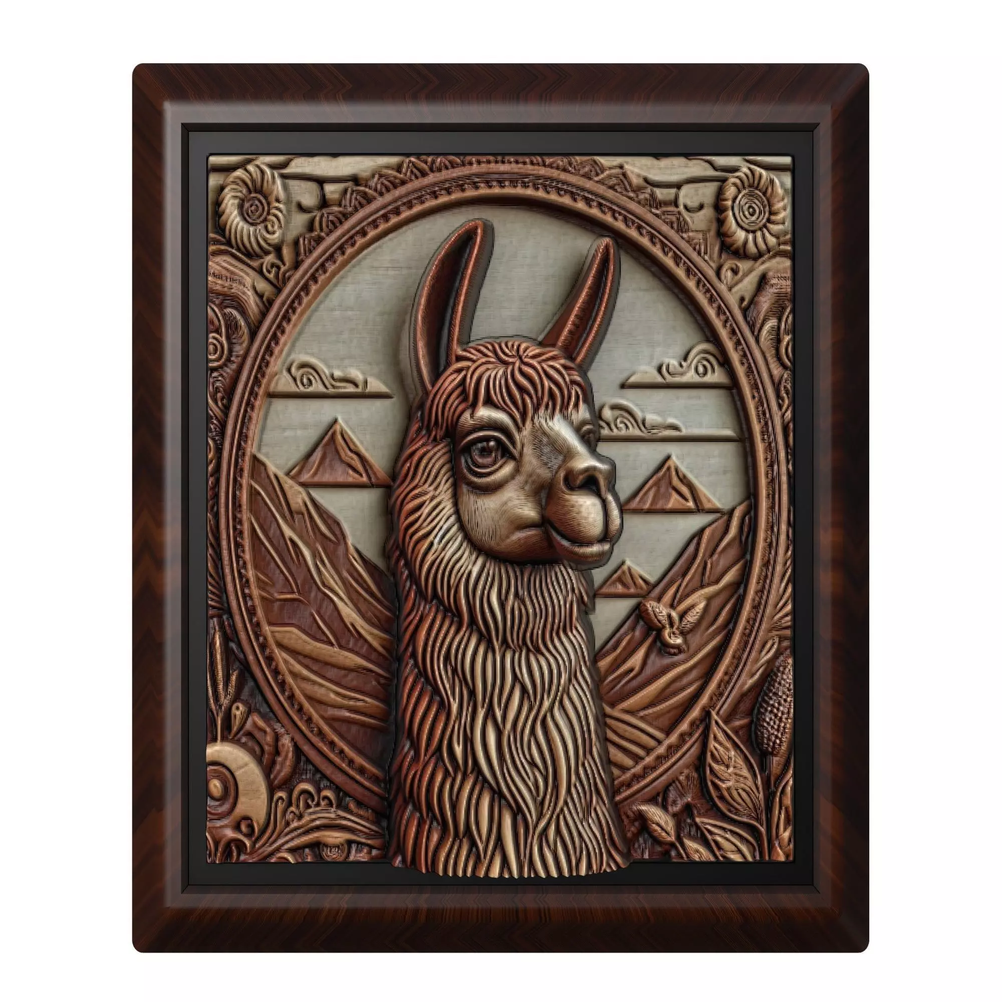 Llama Animal 3D print model_0