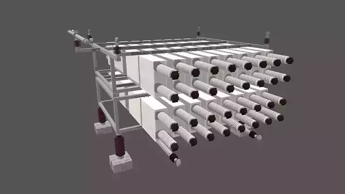 Radiator Low-poly 3D model