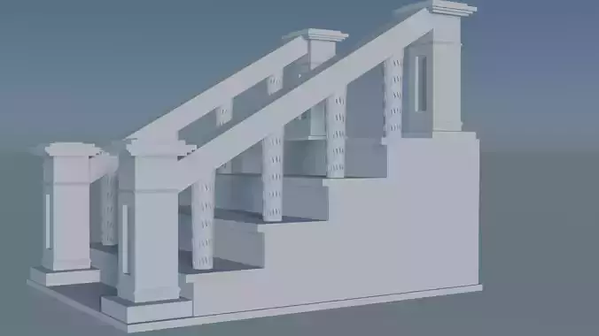 Staircase 3D print model