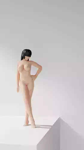 Kasumi-Inspired Nude Posed 3D print model