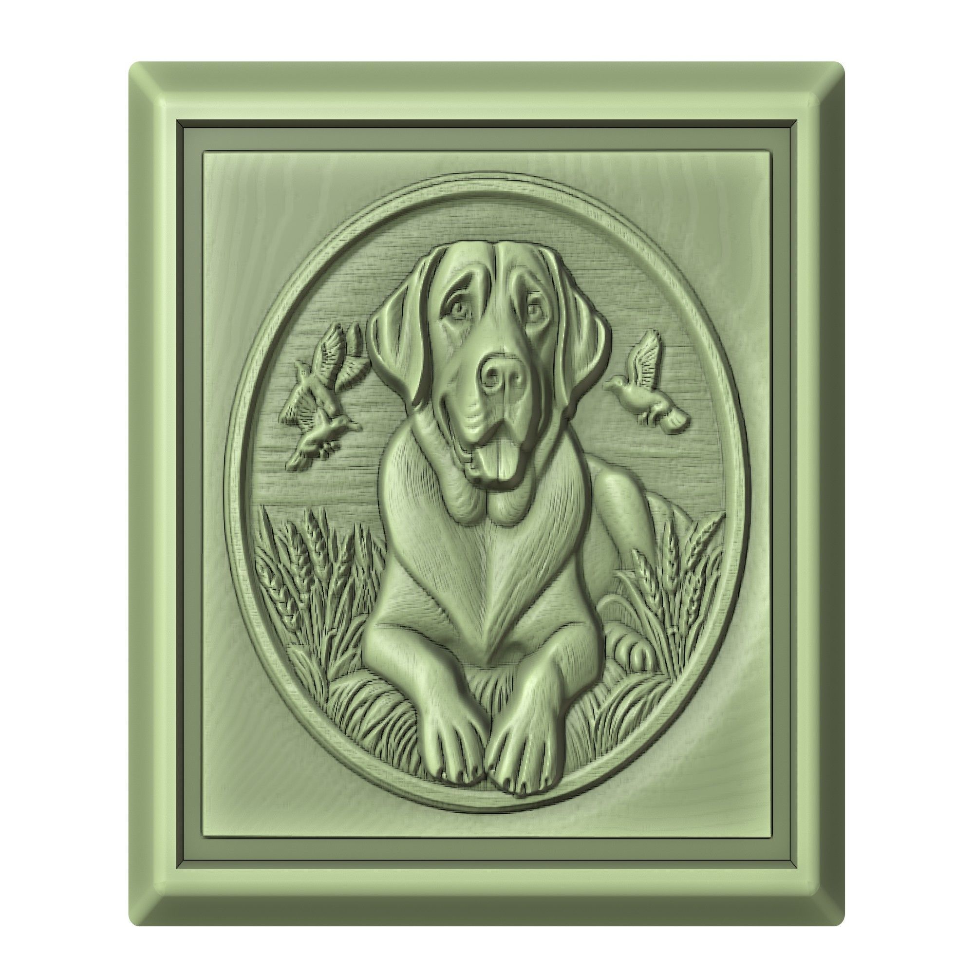Dog Labrador Retriever Animal 3D print model_2