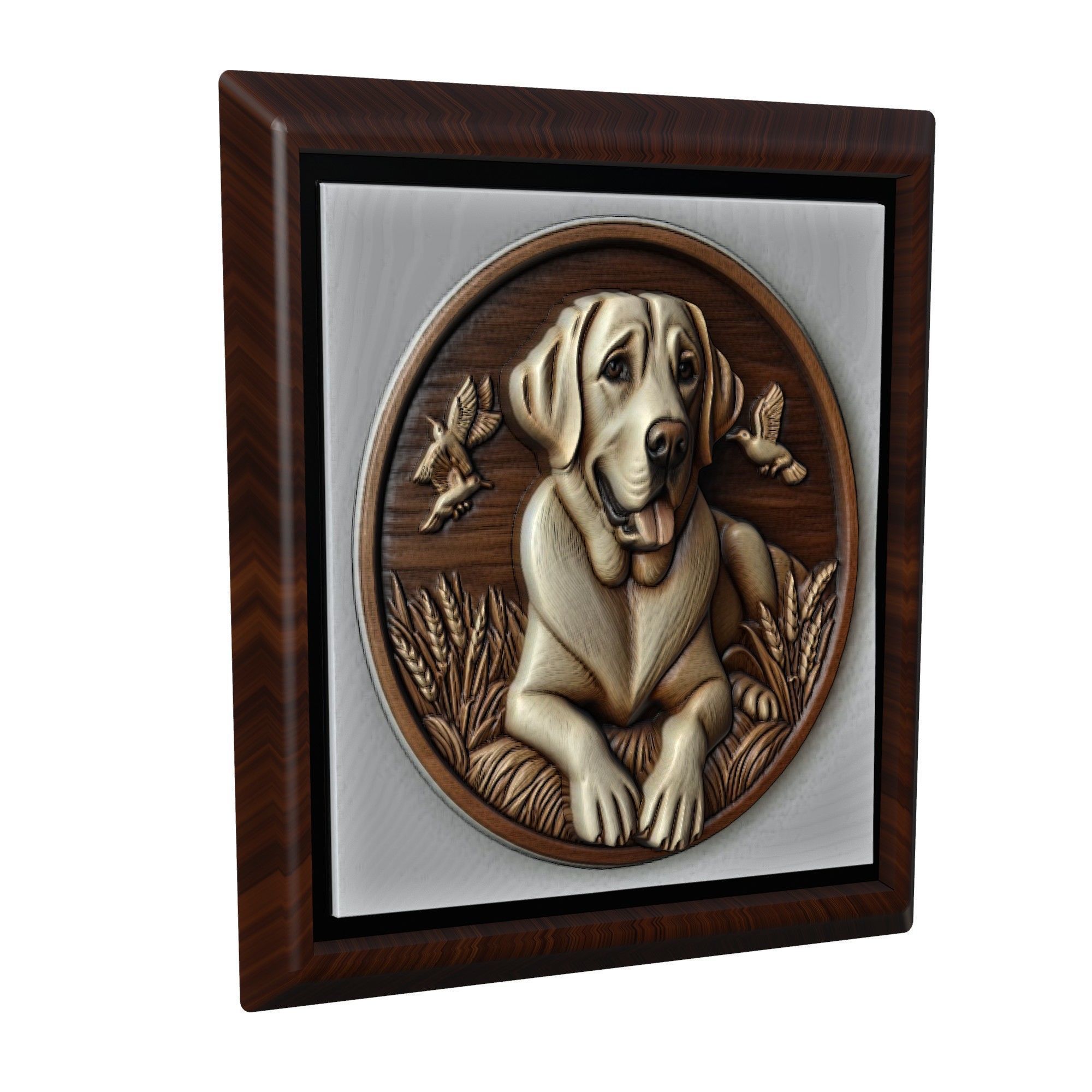 Dog Labrador Retriever Animal 3D print model_1