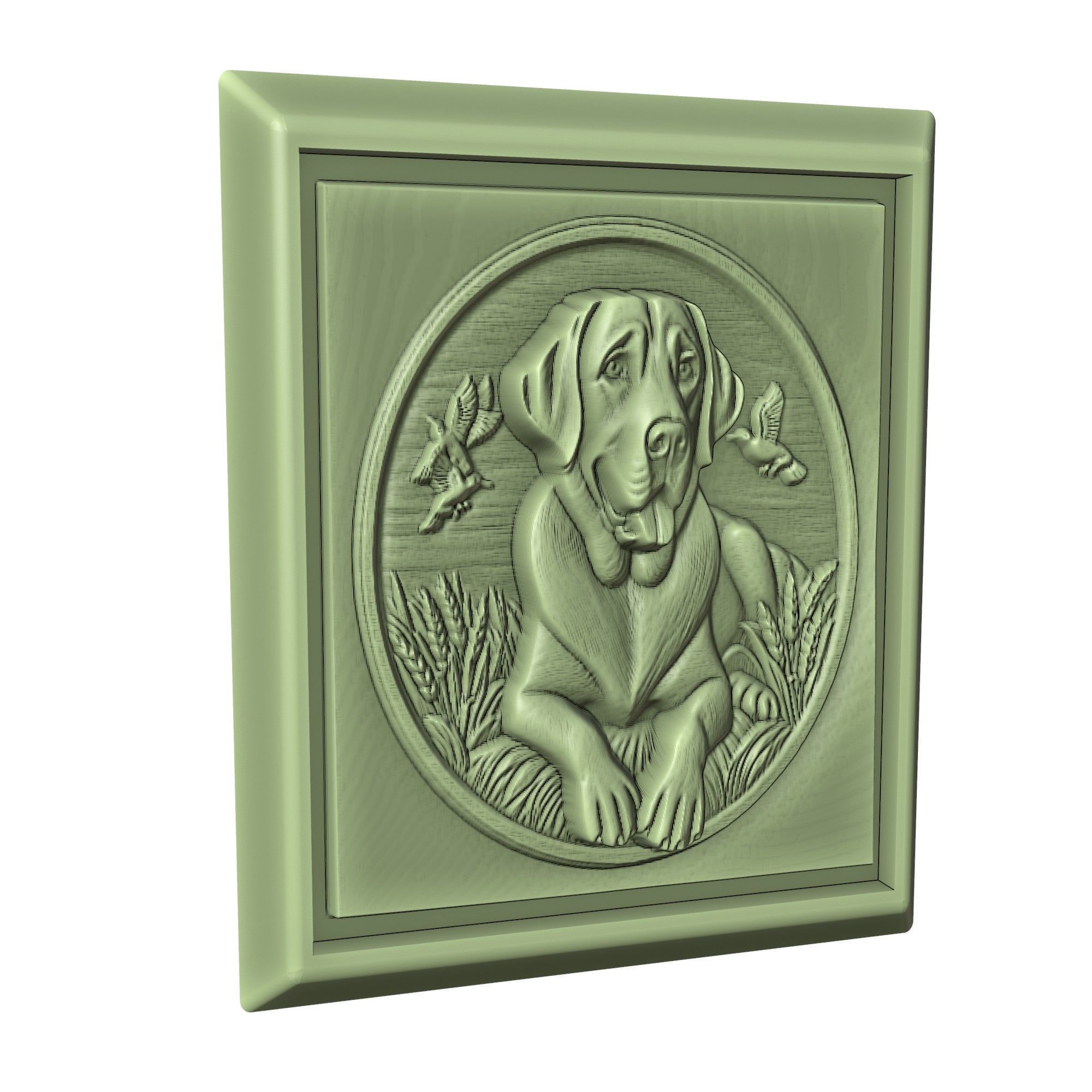 Dog Labrador Retriever Animal 3D print model_3