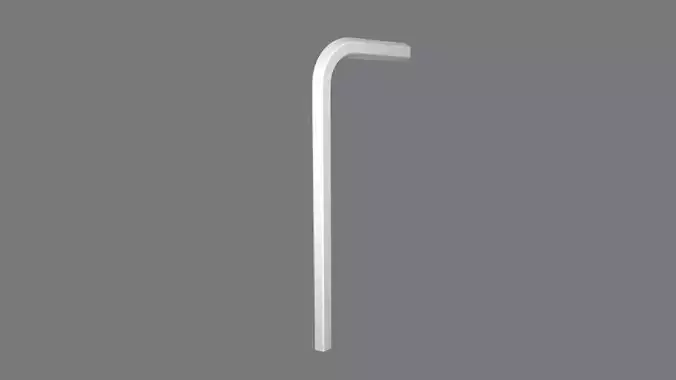Allen Key Low-poly 3D model