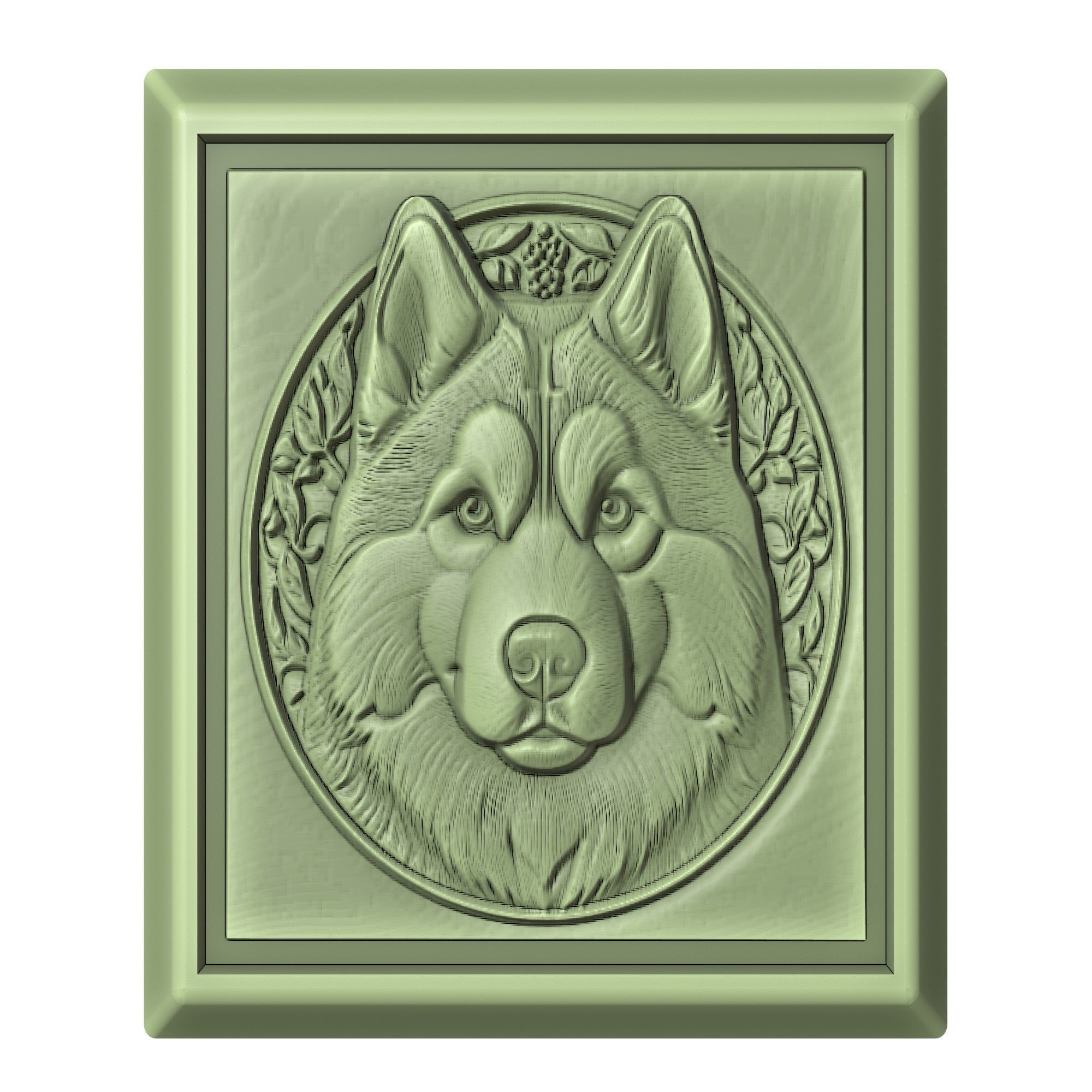 Dog Siberian Husky Animal 3D print model_2