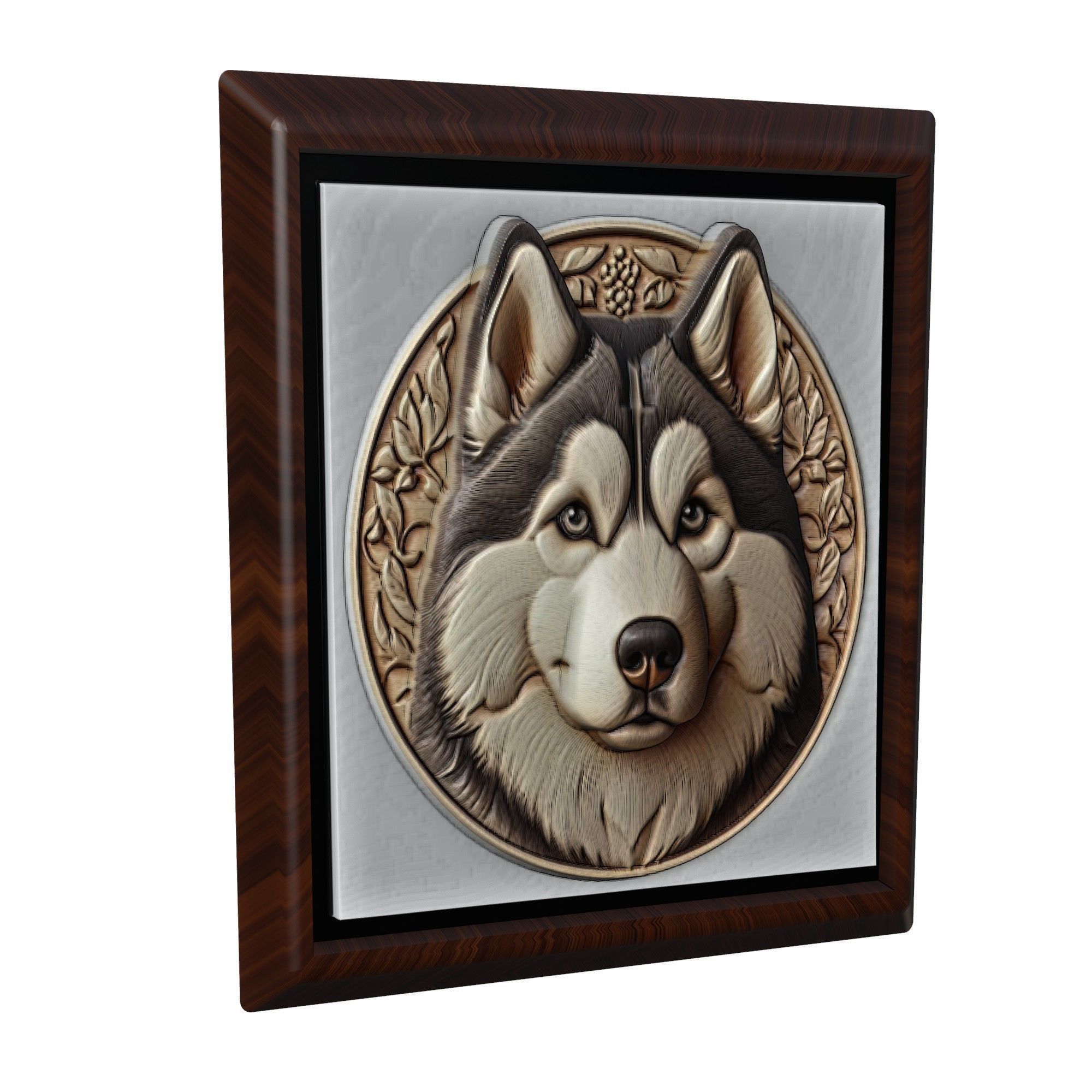 Dog Siberian Husky Animal 3D print model_1