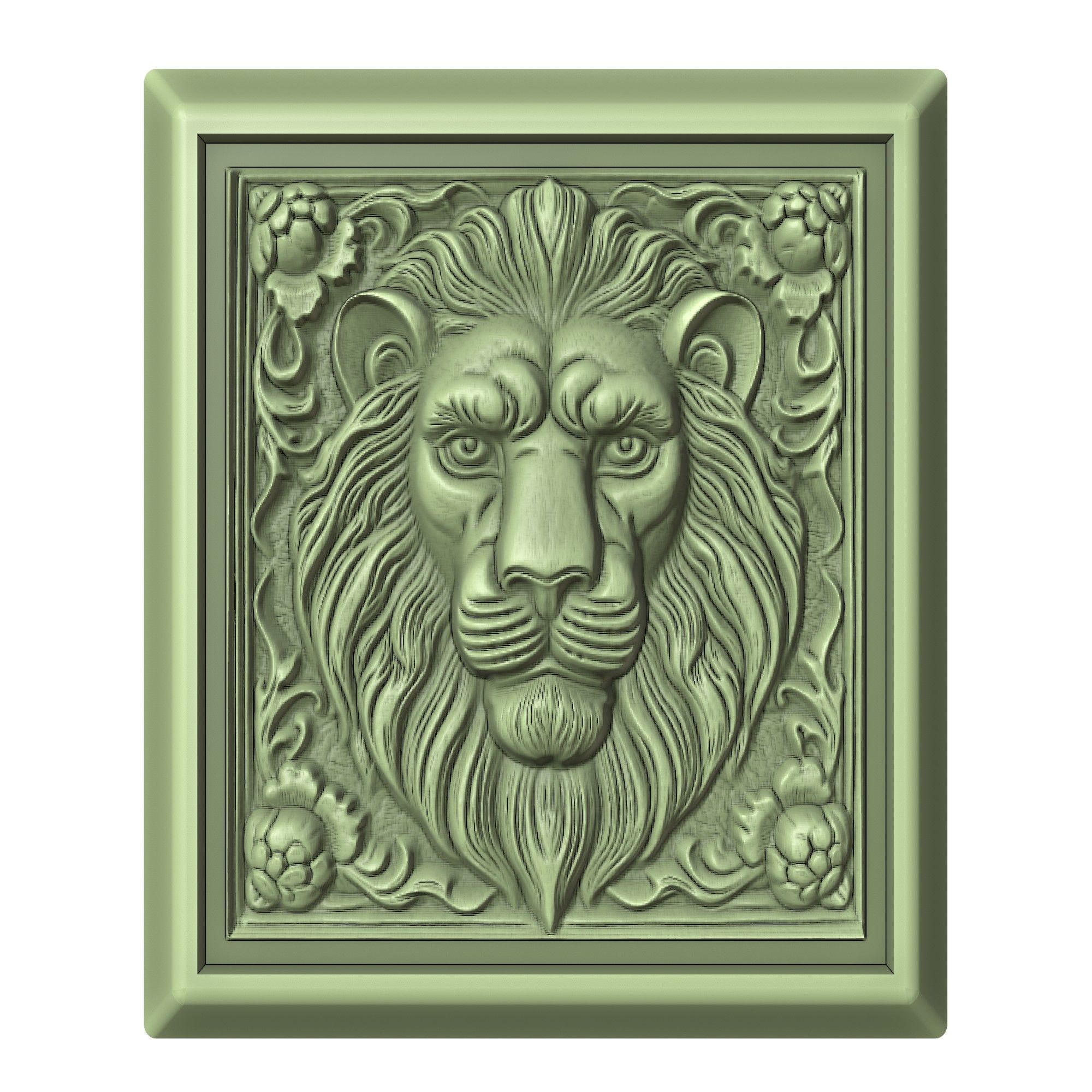Lion Animal 3D print model_2