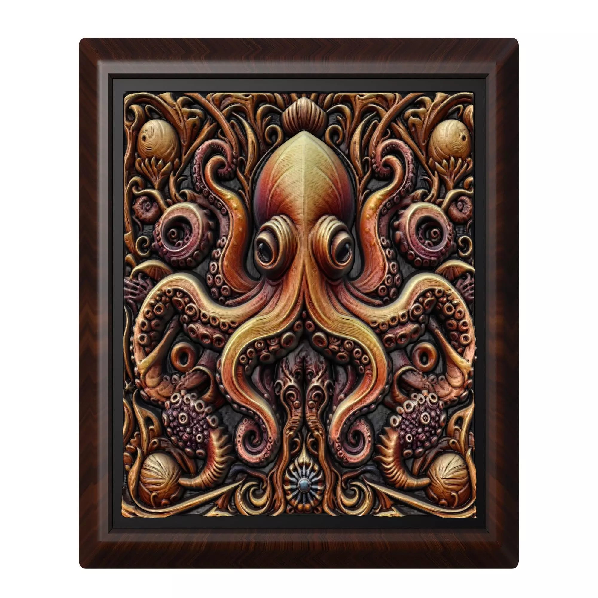 Octopus Animal 3D print model_0